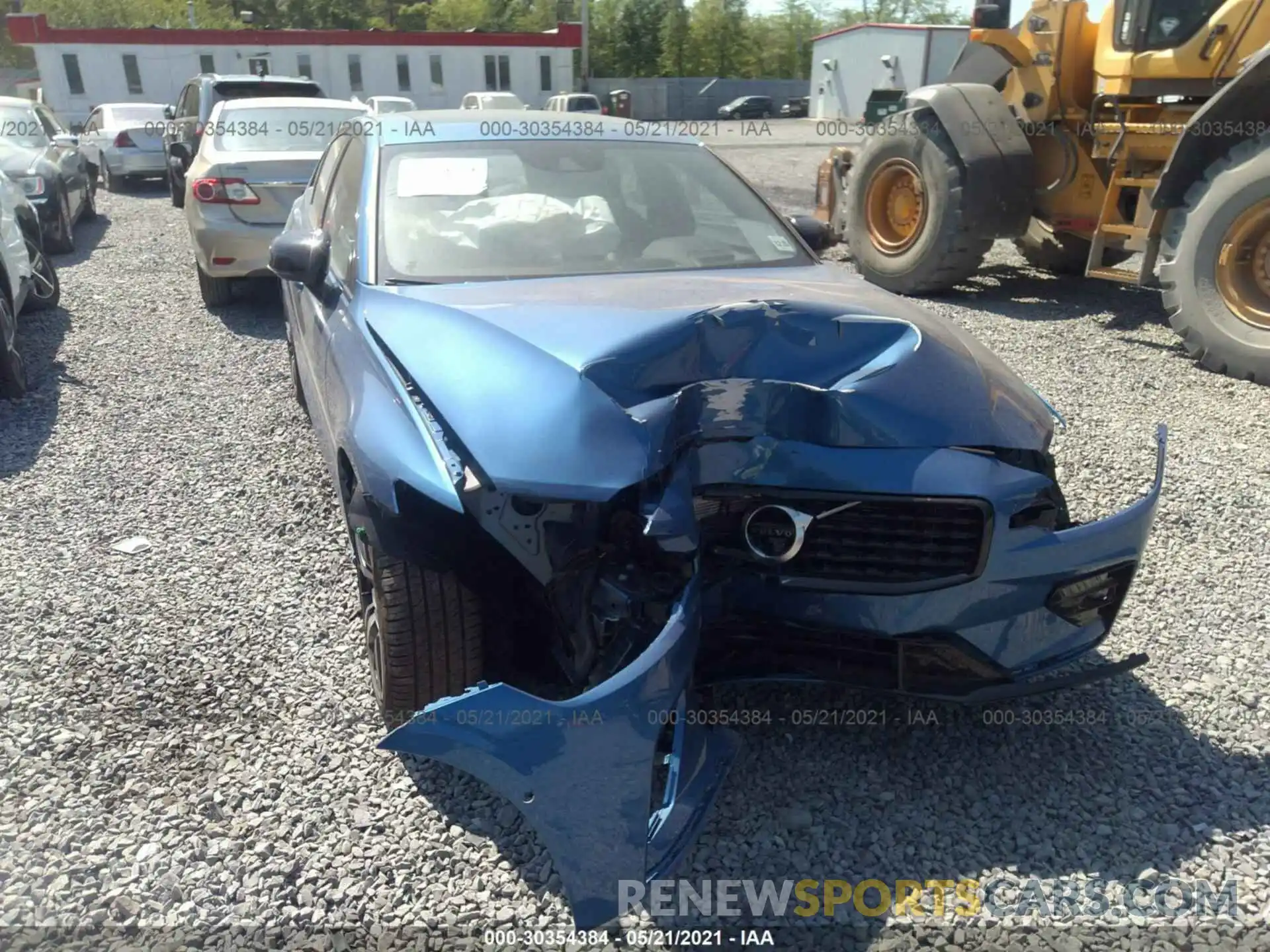 6 Photograph of a damaged car 7JRA22TM3MG096486 VOLVO S60 2021