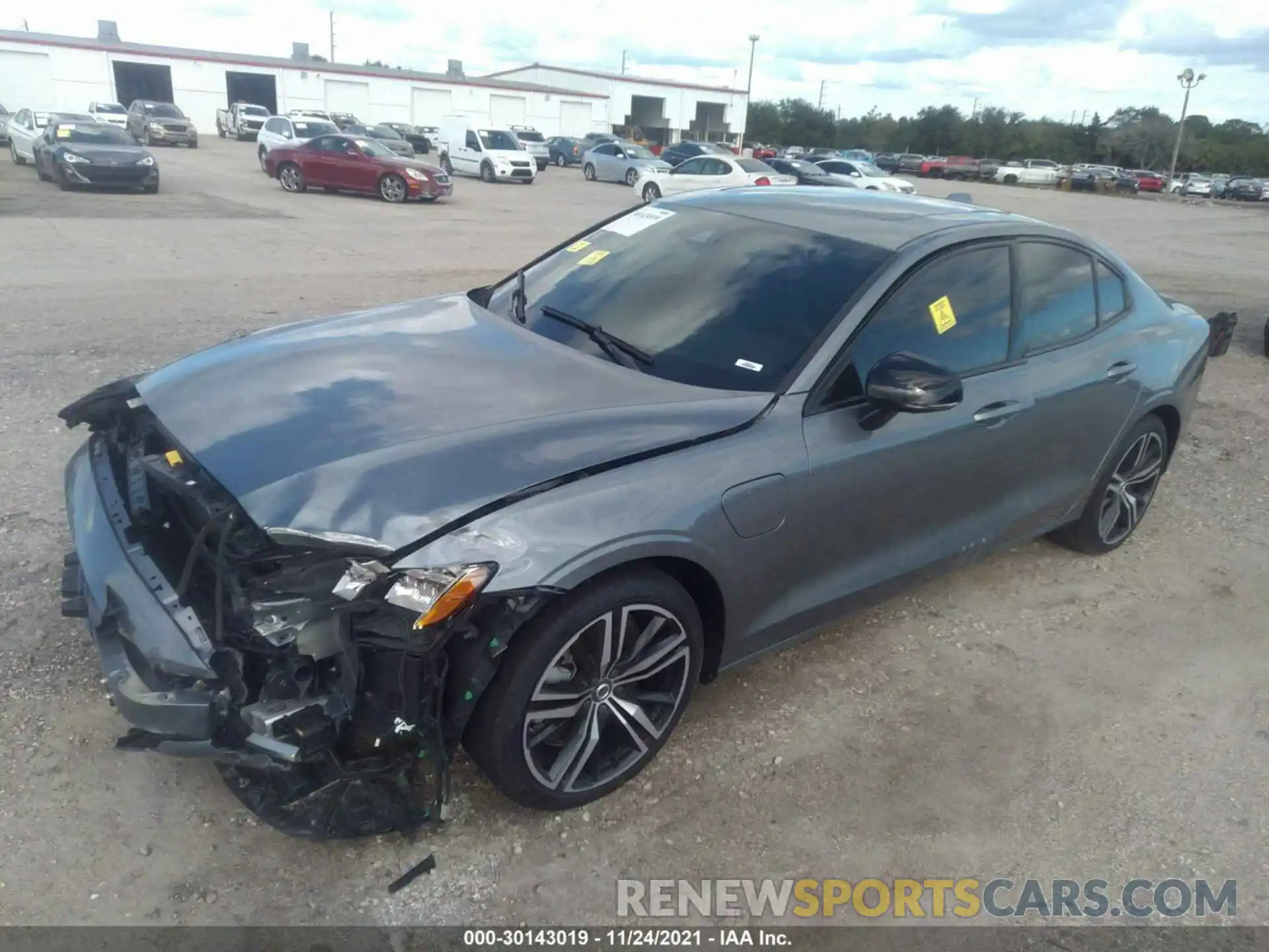 2 Photograph of a damaged car 7JRBR0FMXMG112053 VOLVO S60 2021