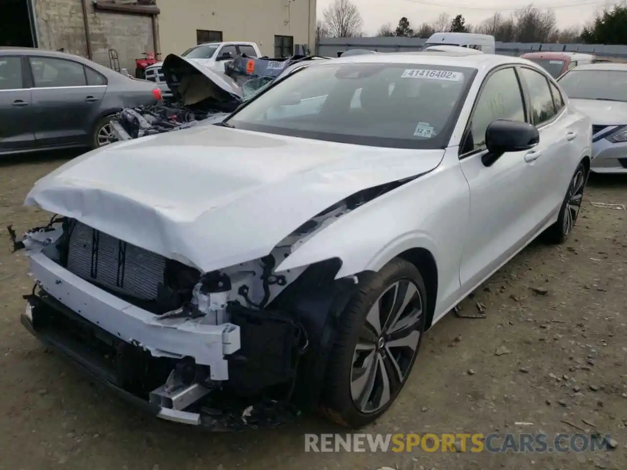 2 Photograph of a damaged car 7JRL12TZ4NG154162 VOLVO S60 2021