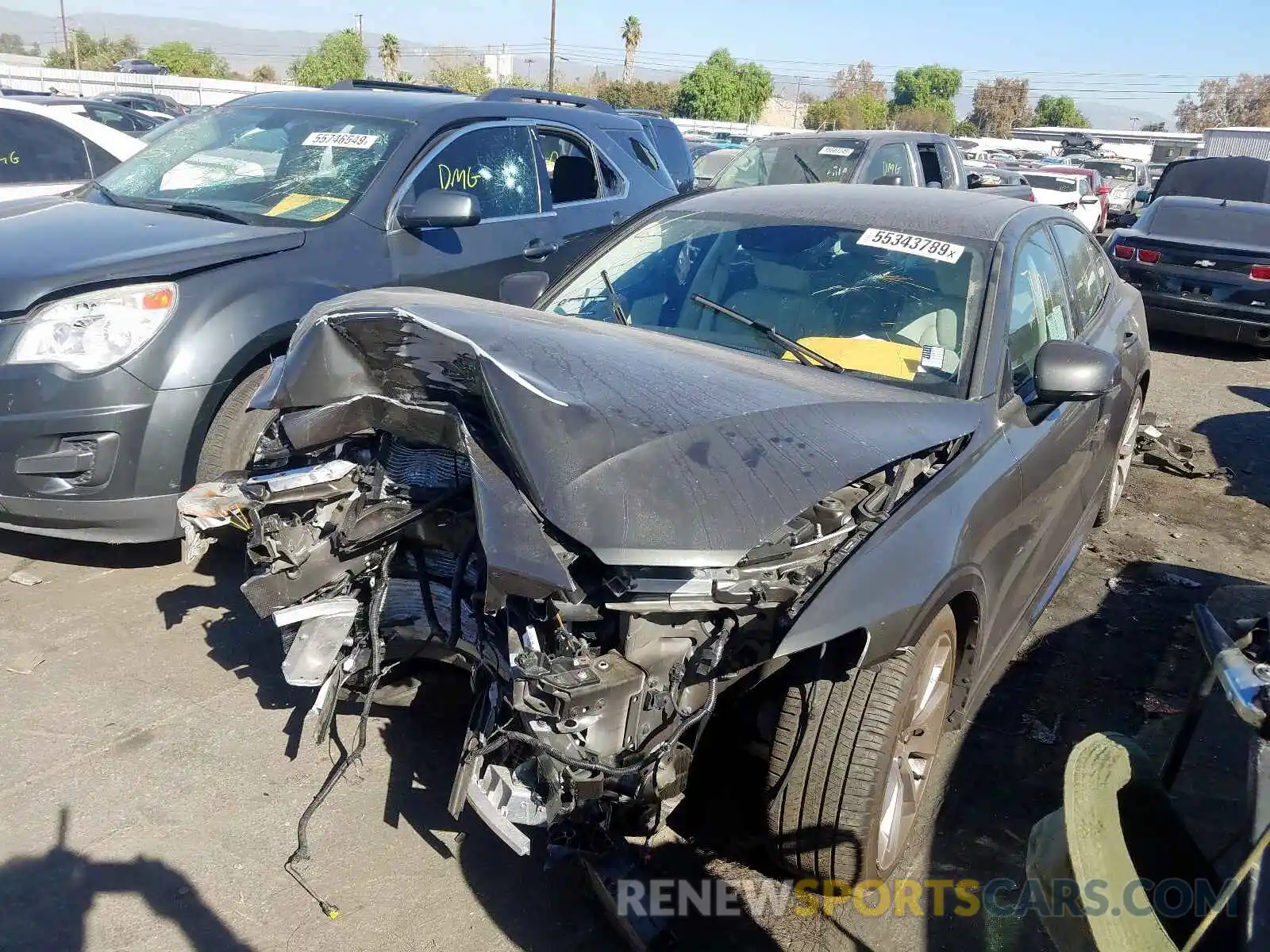 2 Photograph of a damaged car 7JR102FK0KG004456 VOLVO S60 T5 MOM 2019