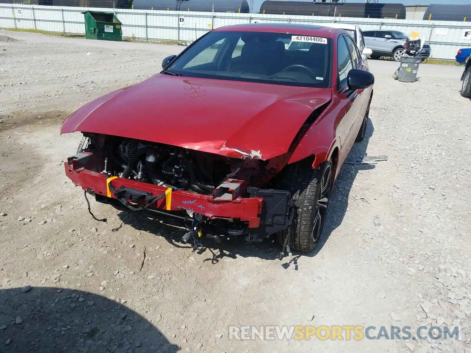 9 Photograph of a damaged car 7JRA22TM3KG006217 VOLVO S60 T6 R-D 2019