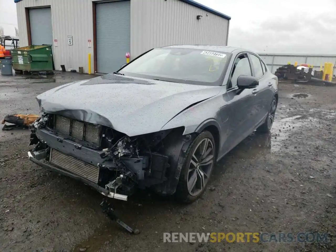 2 Photograph of a damaged car 7JRBR0FM3MG113092 VOLVO S60 T8 REC 2021