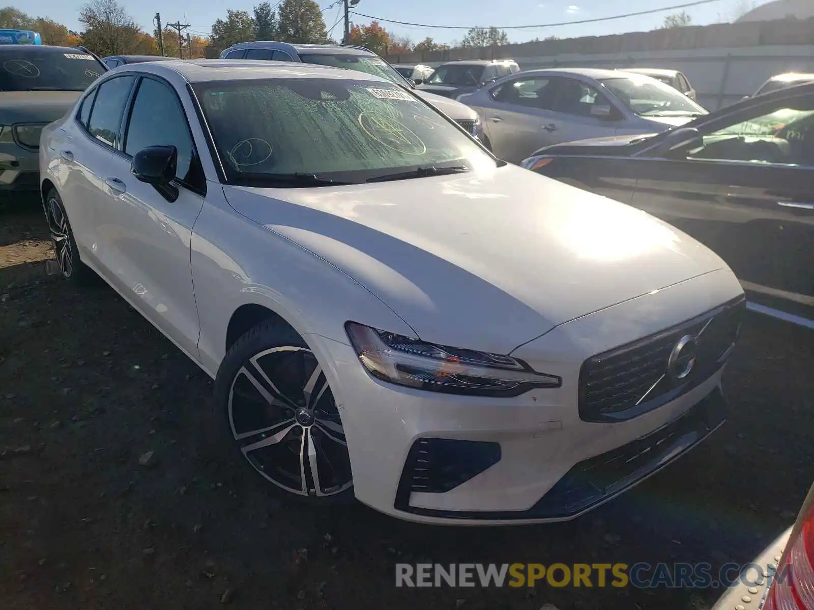 1 Photograph of a damaged car 7JRBR0FM9MG094158 VOLVO S60 T8 REC 2021