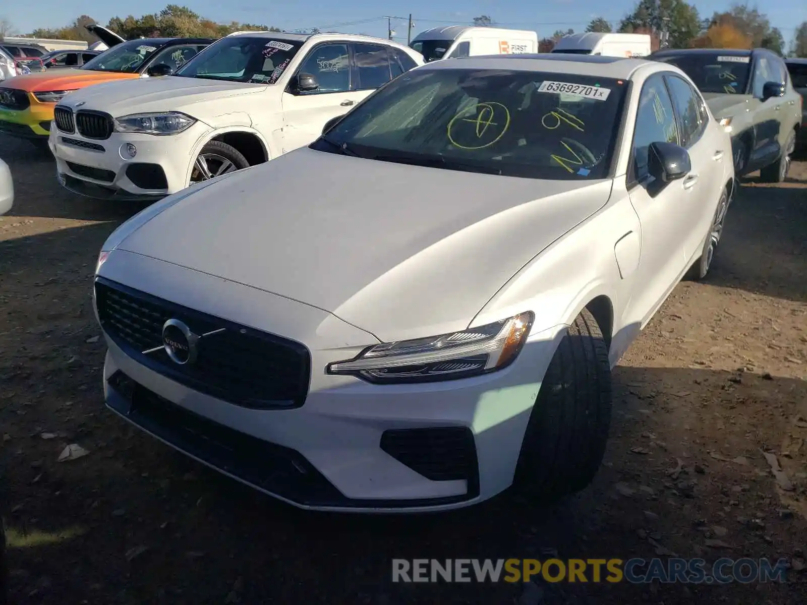 2 Photograph of a damaged car 7JRBR0FM9MG094158 VOLVO S60 T8 REC 2021