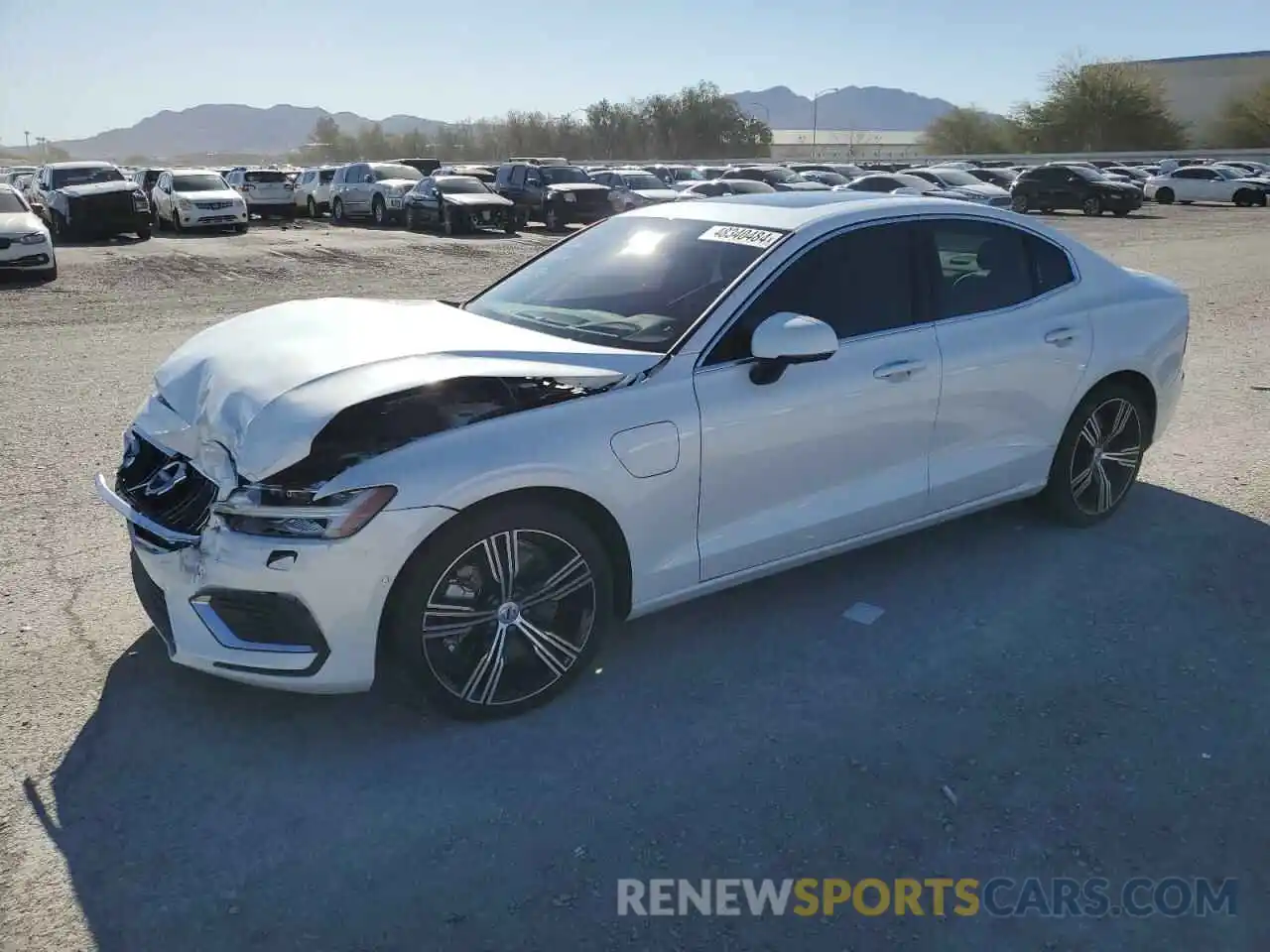 1 Photograph of a damaged car 7JRH60FL3NG193523 VOLVO S60 T8 REC 2022