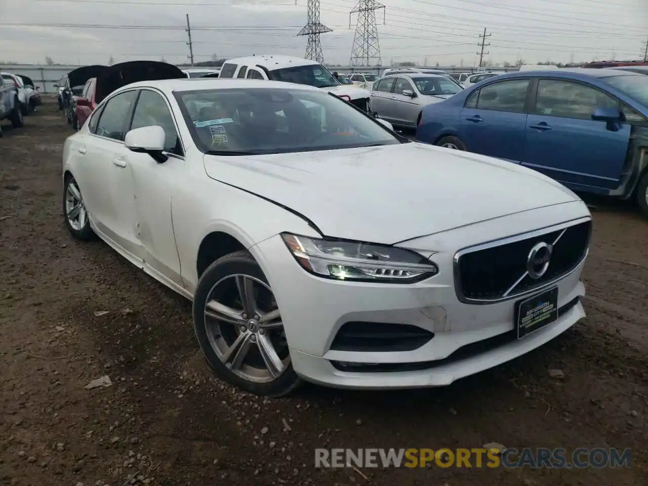 1 Photograph of a damaged car LVY102AK5KP086196 VOLVO S90 2019