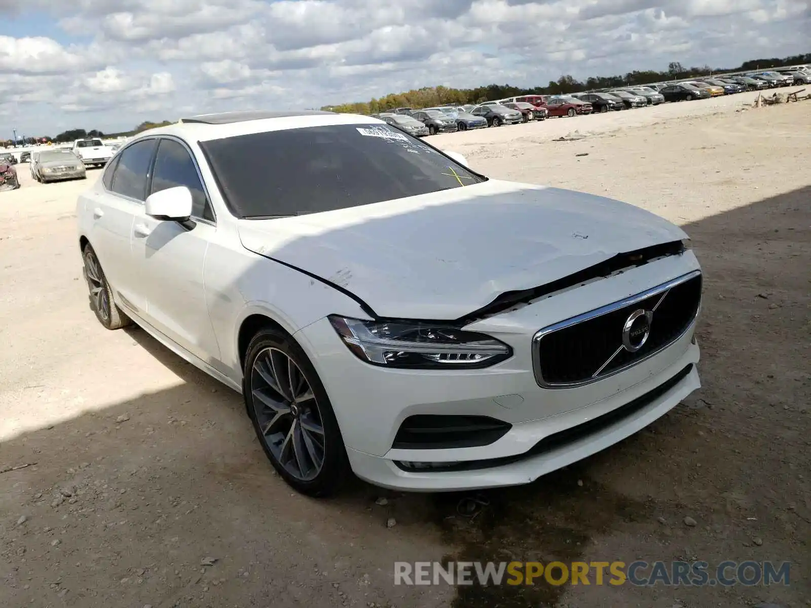 1 Photograph of a damaged car LVY102AK5KP110528 VOLVO S90 2019