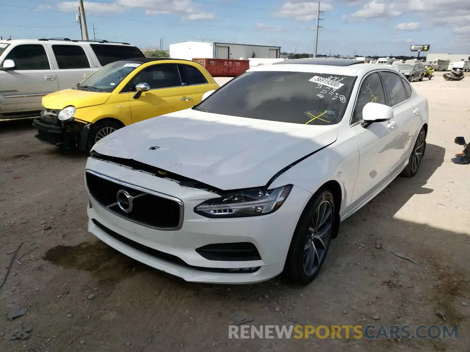 2 Photograph of a damaged car LVY102AK5KP110528 VOLVO S90 2019