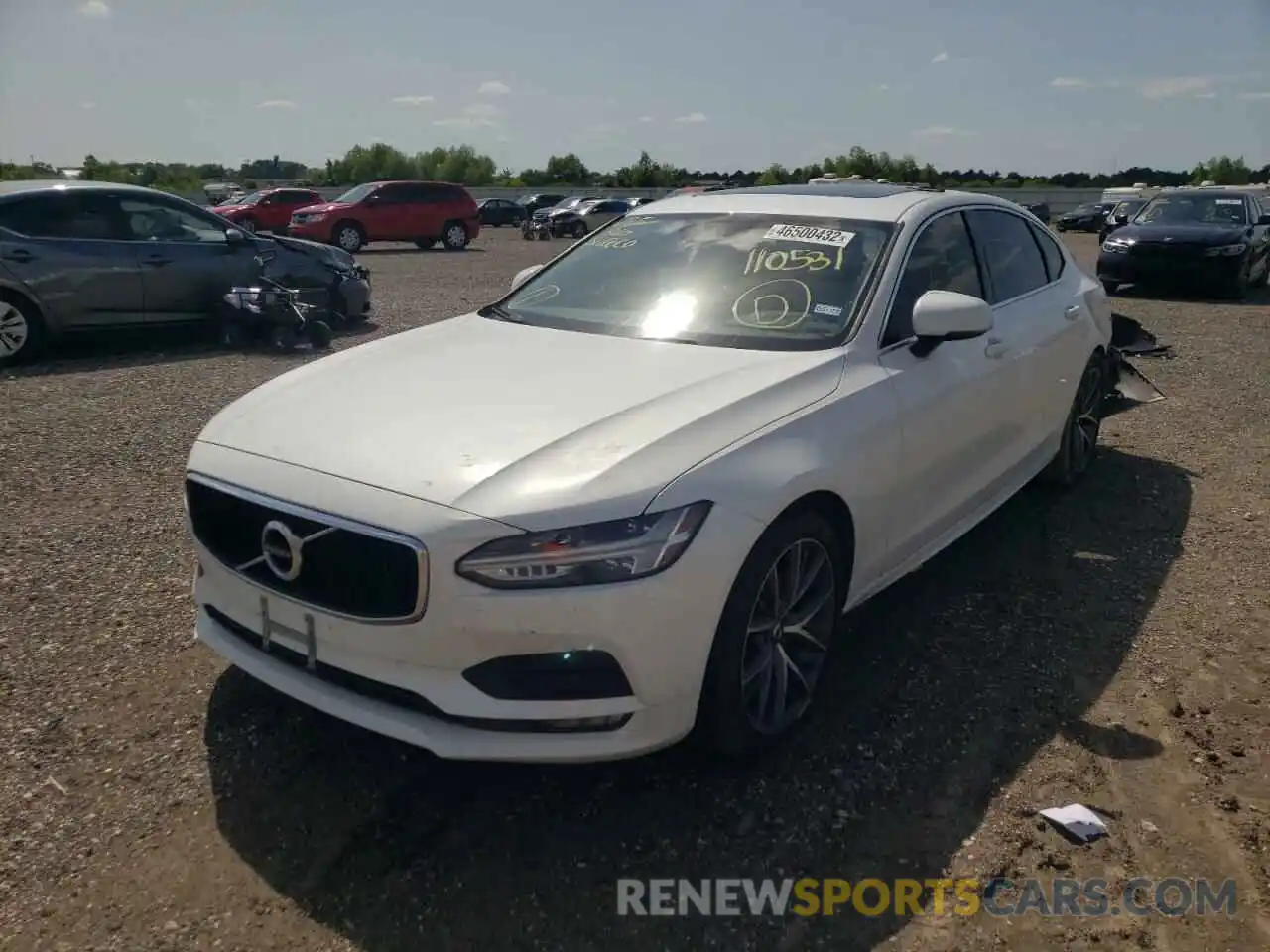 2 Photograph of a damaged car LVY102AK5KP110531 VOLVO S90 2019