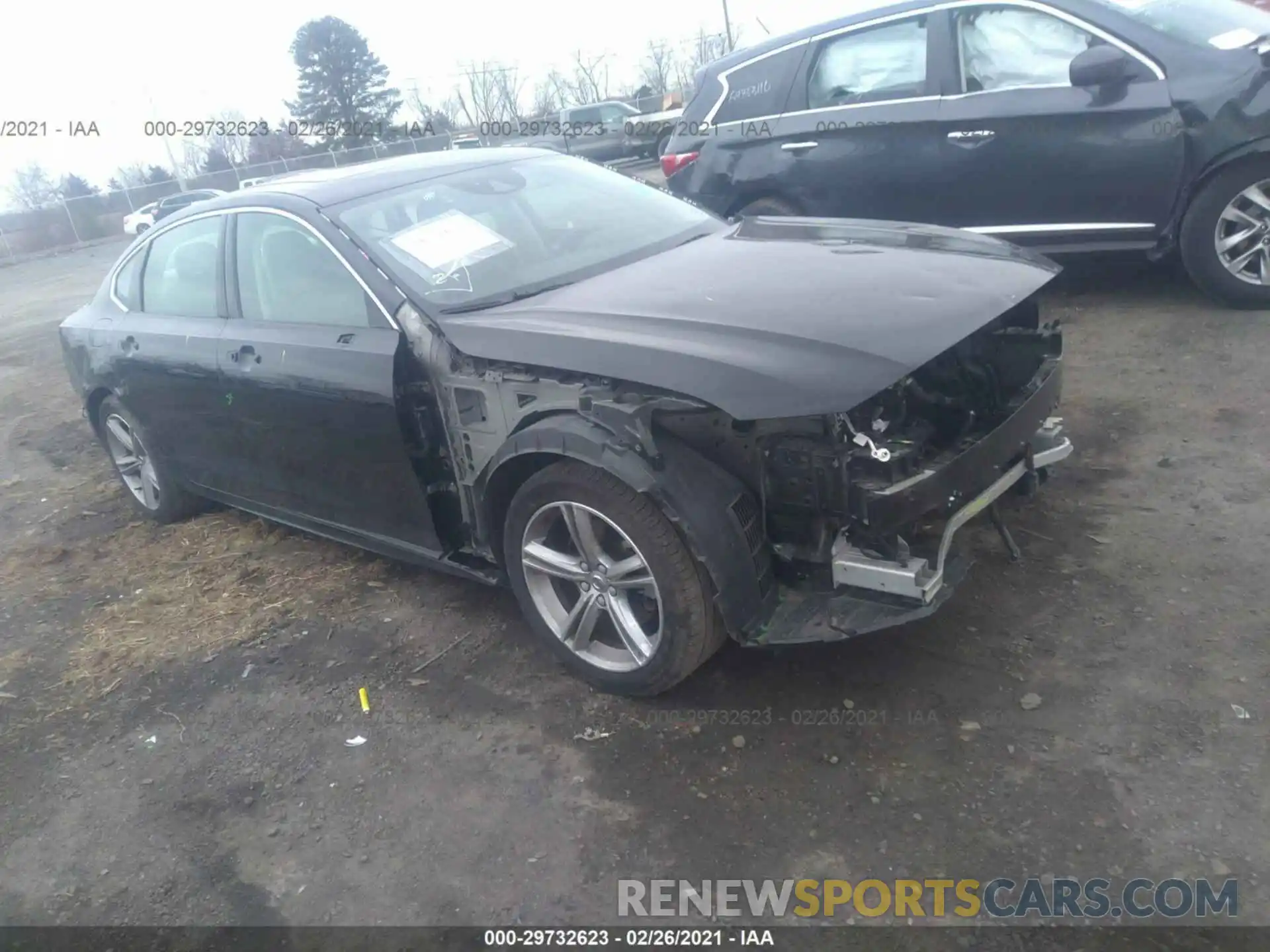 1 Photograph of a damaged car LVY102AK6KP111025 VOLVO S90 2019