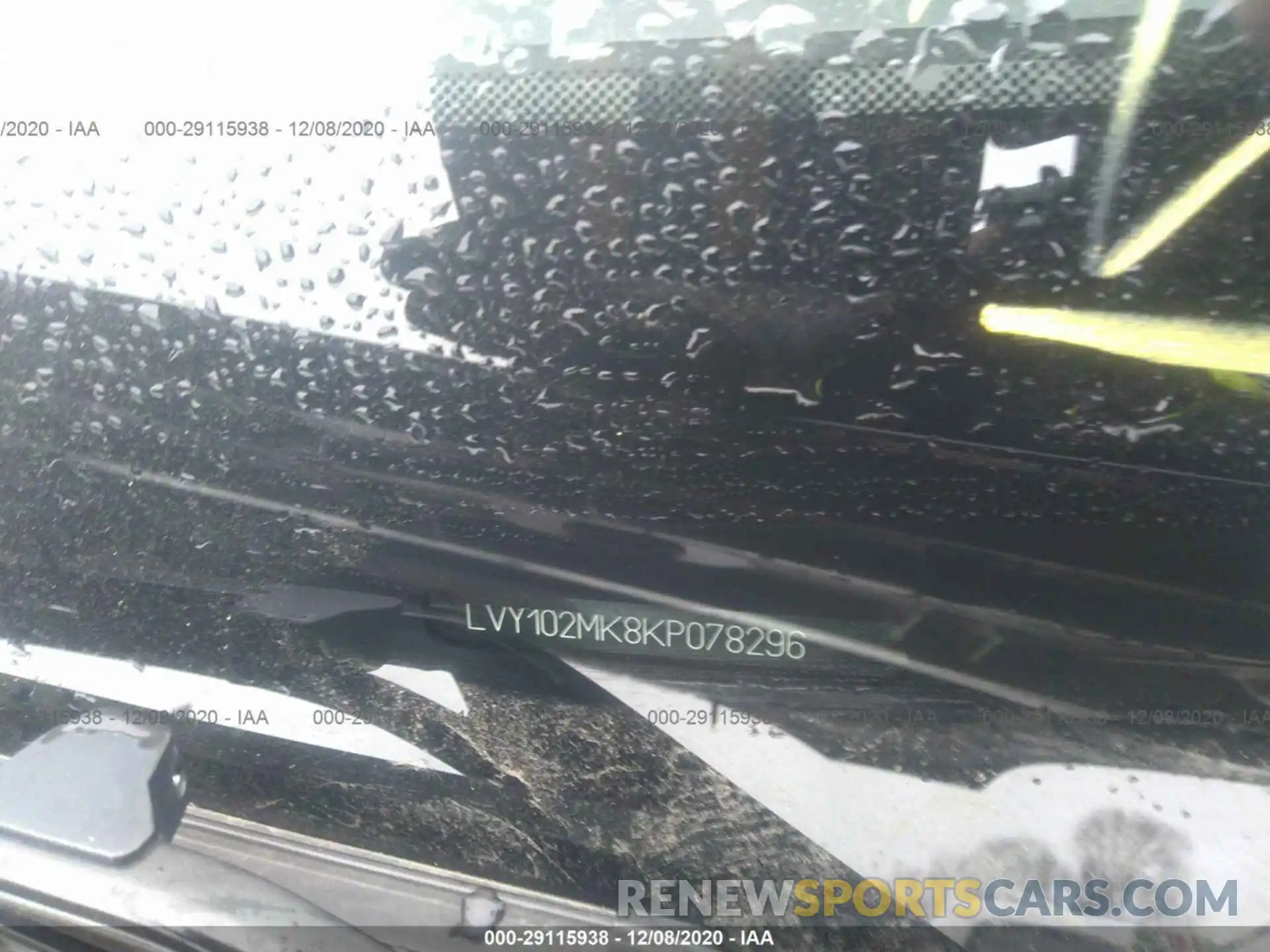 9 Photograph of a damaged car LVY102MK8KP078296 VOLVO S90 2019