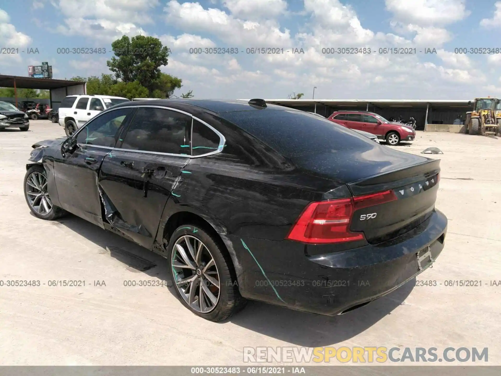 3 Photograph of a damaged car LVYA22MK2KP088428 VOLVO S90 2019