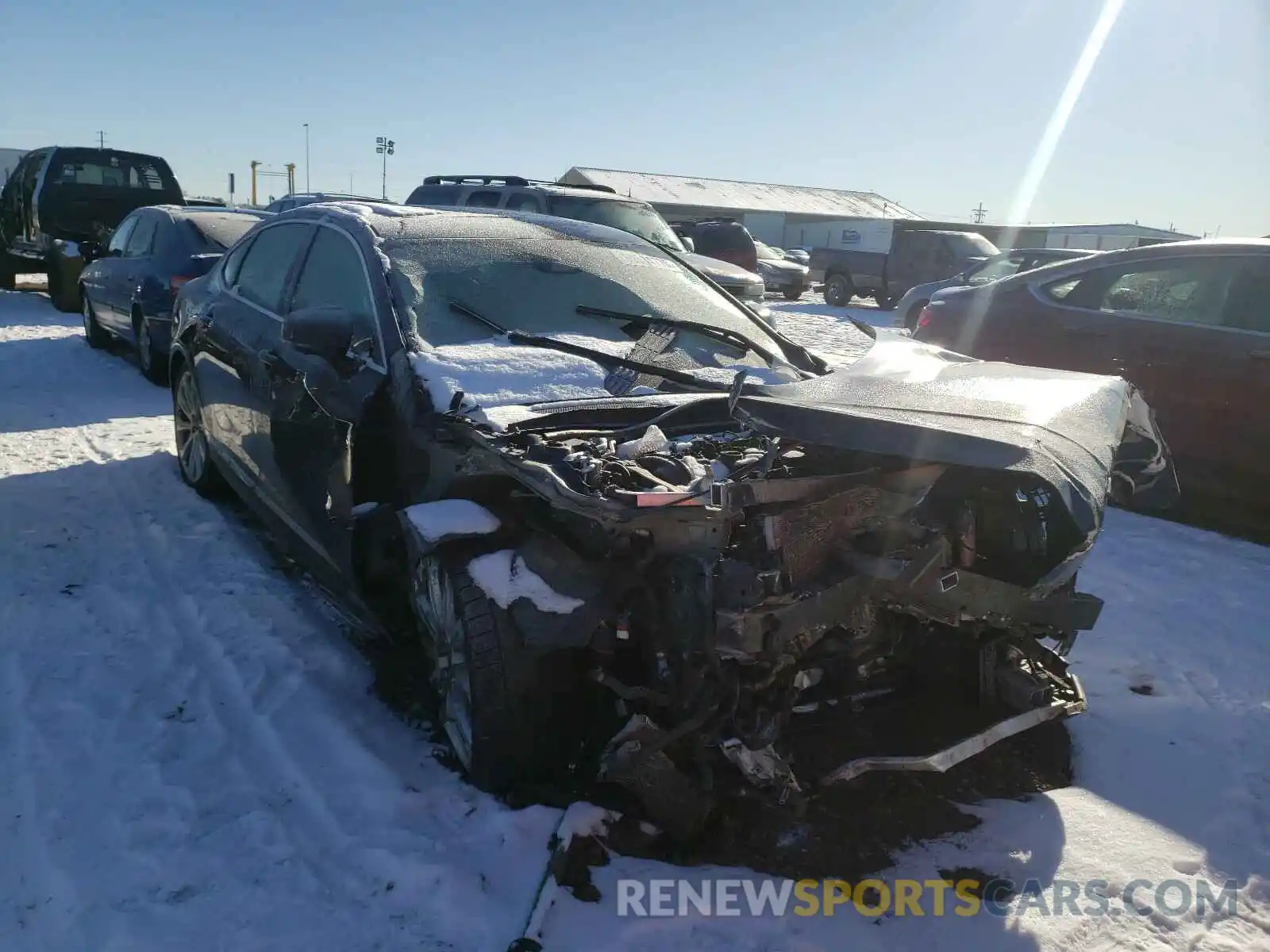 1 Photograph of a damaged car LVYBR0AL0KP084993 VOLVO S90 2019