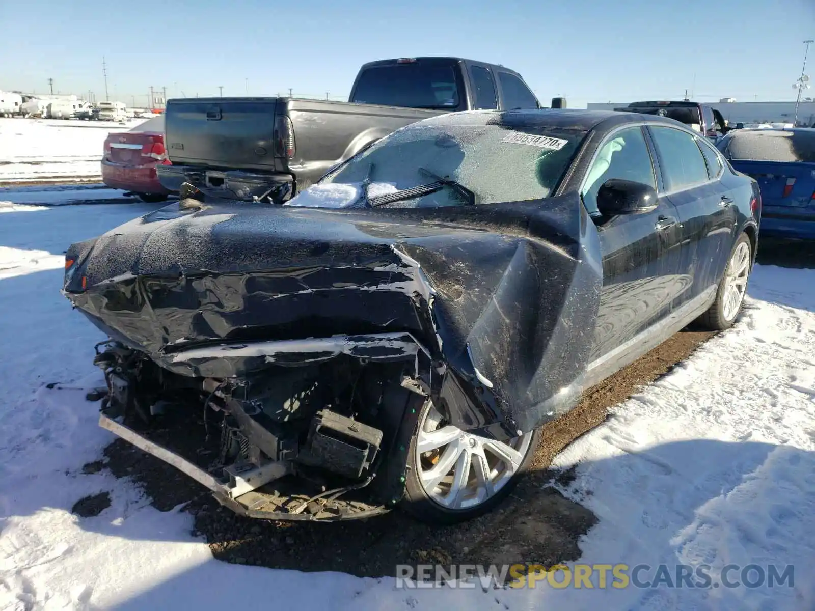 2 Photograph of a damaged car LVYBR0AL0KP084993 VOLVO S90 2019