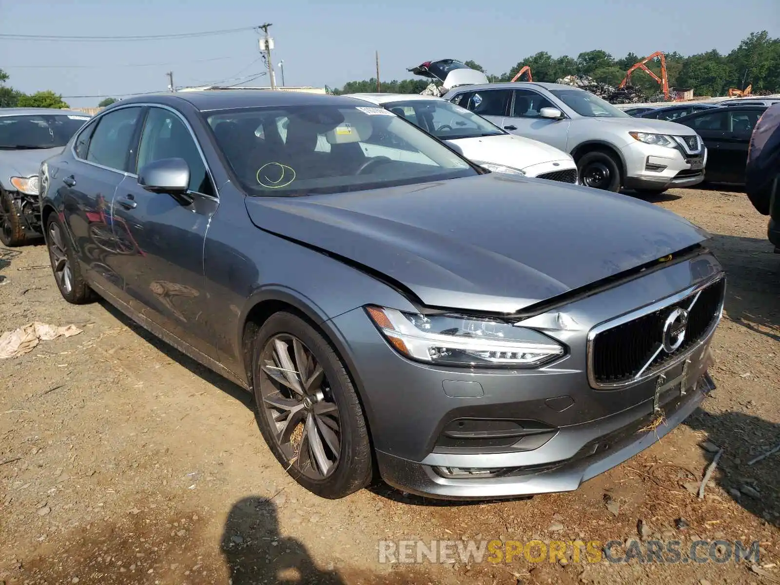 1 Photograph of a damaged car LVYA22MK3LP171805 VOLVO S90 2020