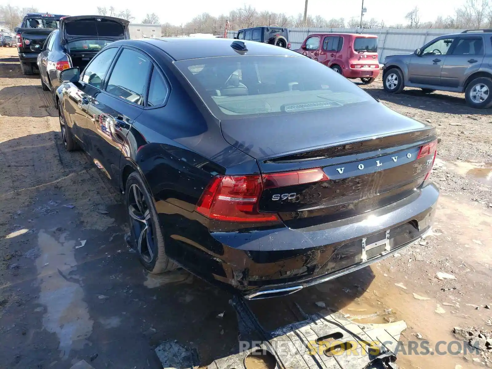 3 Фотография поврежденного автомобиля LVYA22MT8LP174692 VOLVO S90 2020