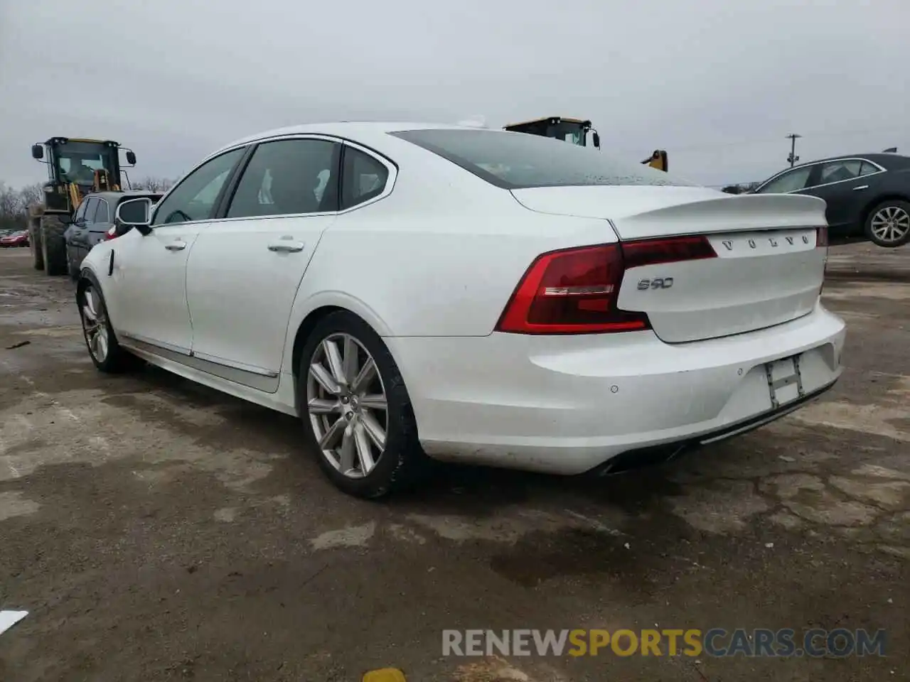 3 Фотография поврежденного автомобиля LVYBR0AL6LP175011 VOLVO S90 2020