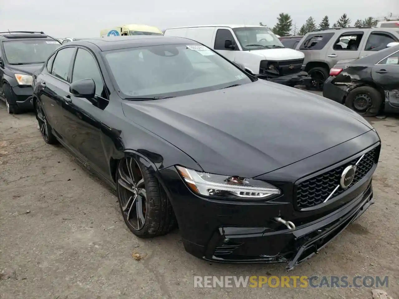 1 Photograph of a damaged car LVYA22MT6MP202863 VOLVO S90 2021