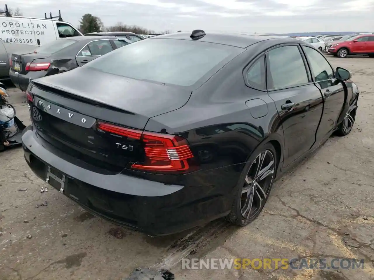 4 Photograph of a damaged car LVYA22MT6MP202863 VOLVO S90 2021