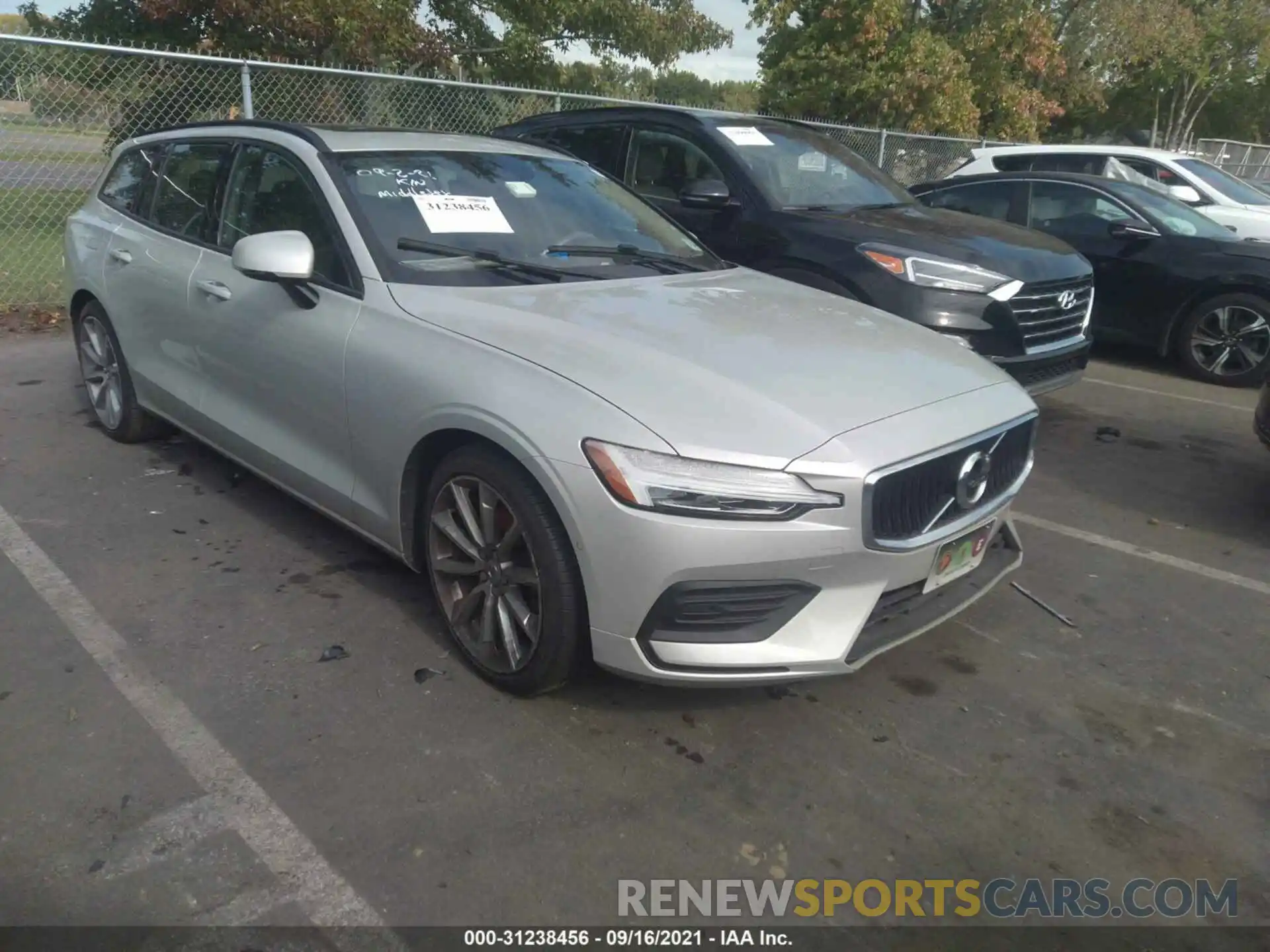 1 Photograph of a damaged car YV1102EK0K1001845 VOLVO V60 2019