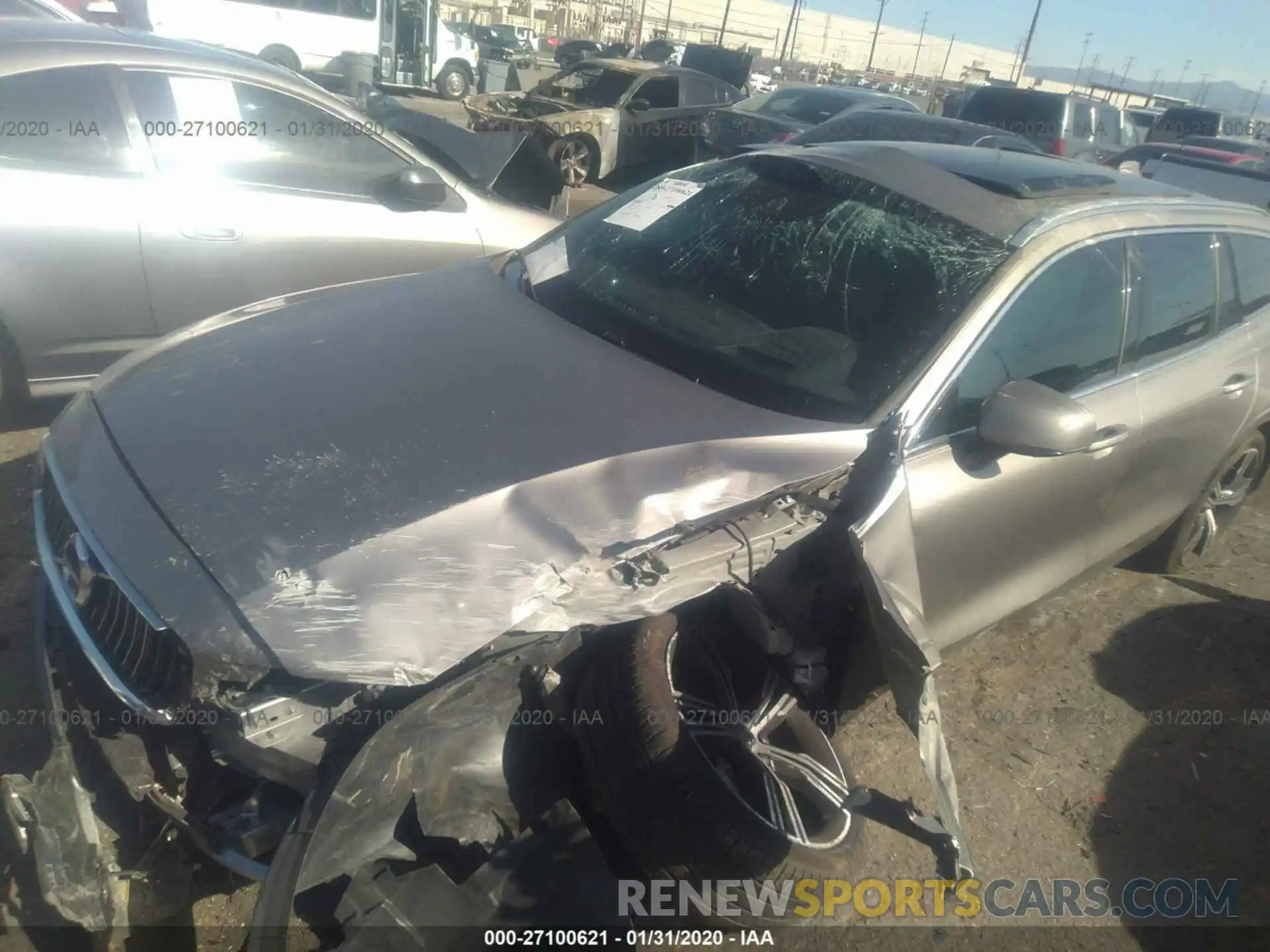 6 Photograph of a damaged car YV1A22SL1K2327736 VOLVO V60 2019