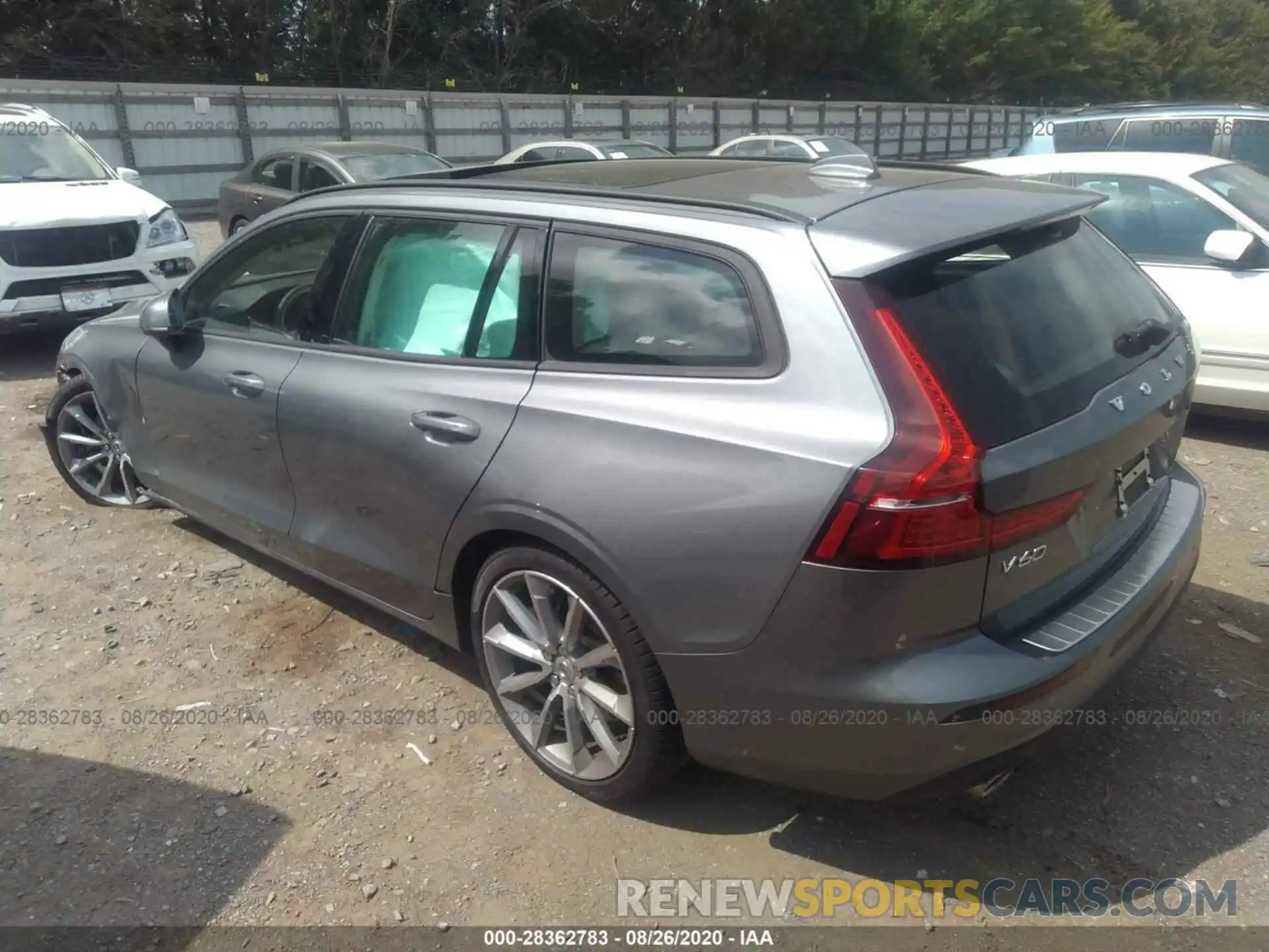 3 Photograph of a damaged car YV1102EK2L2396574 VOLVO V60 2020