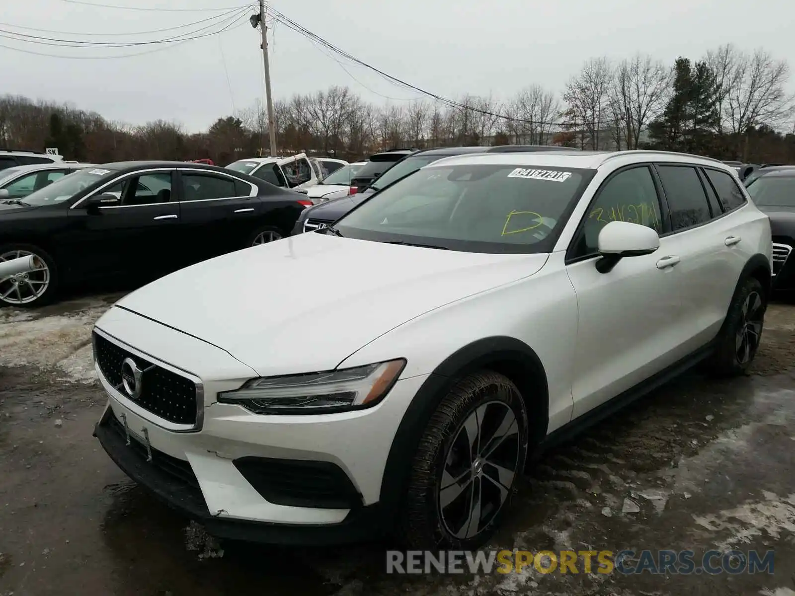 2 Photograph of a damaged car YV4102WK0L1049073 VOLVO V60 2020