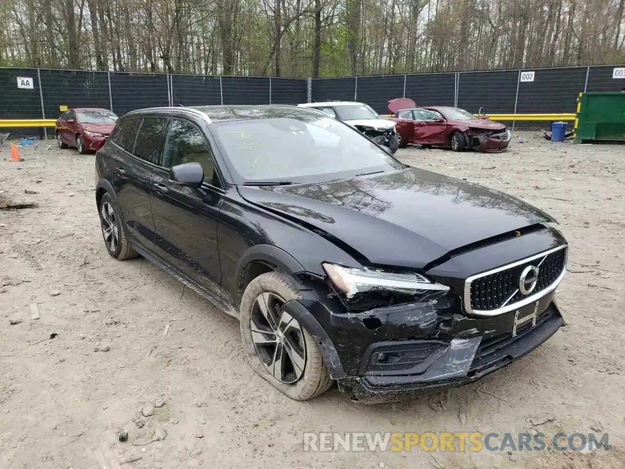 1 Photograph of a damaged car YV4102WK7L1030455 VOLVO V60 2020