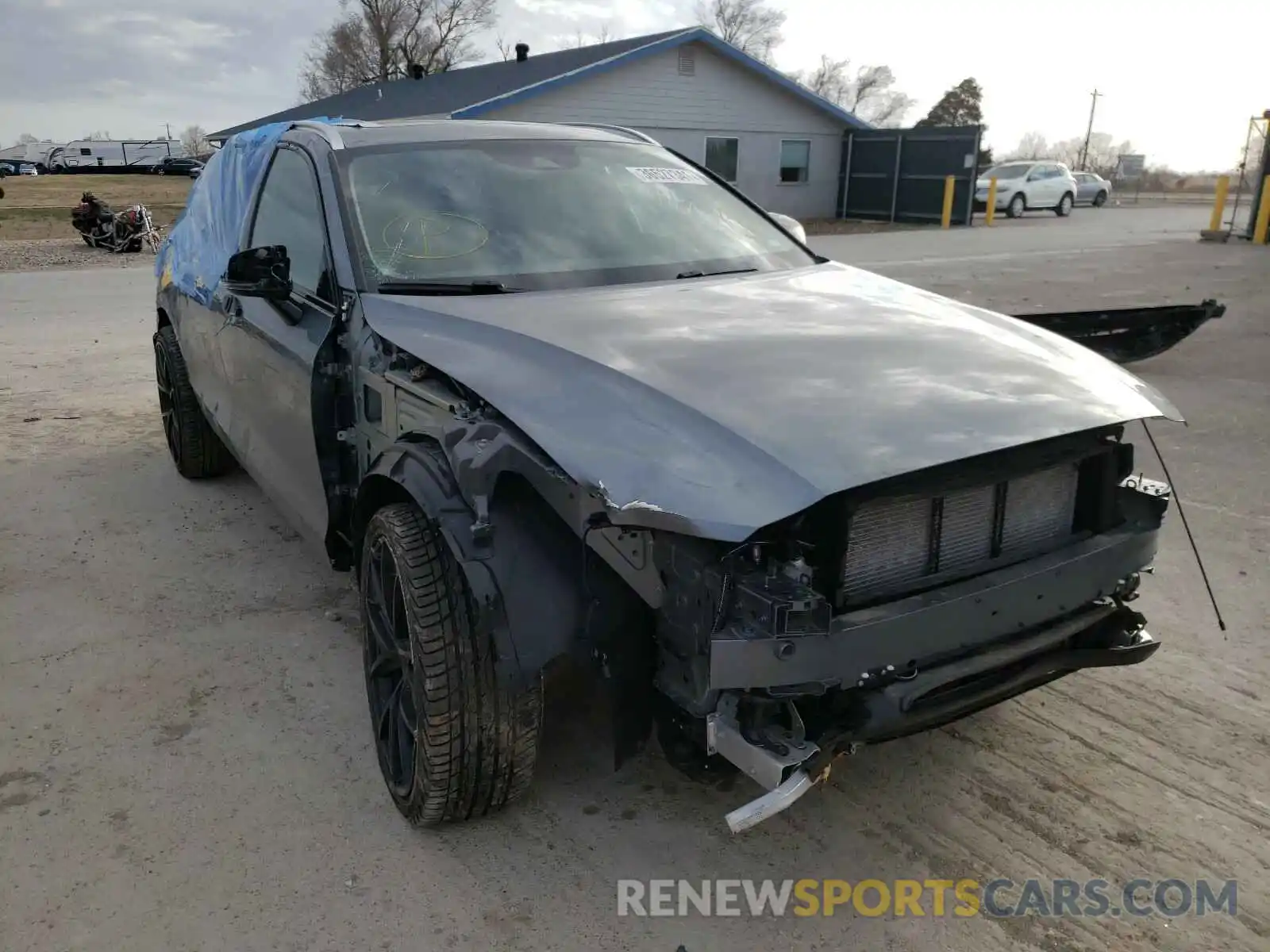 1 Photograph of a damaged car YV4102WK7L1037809 VOLVO V60 2020