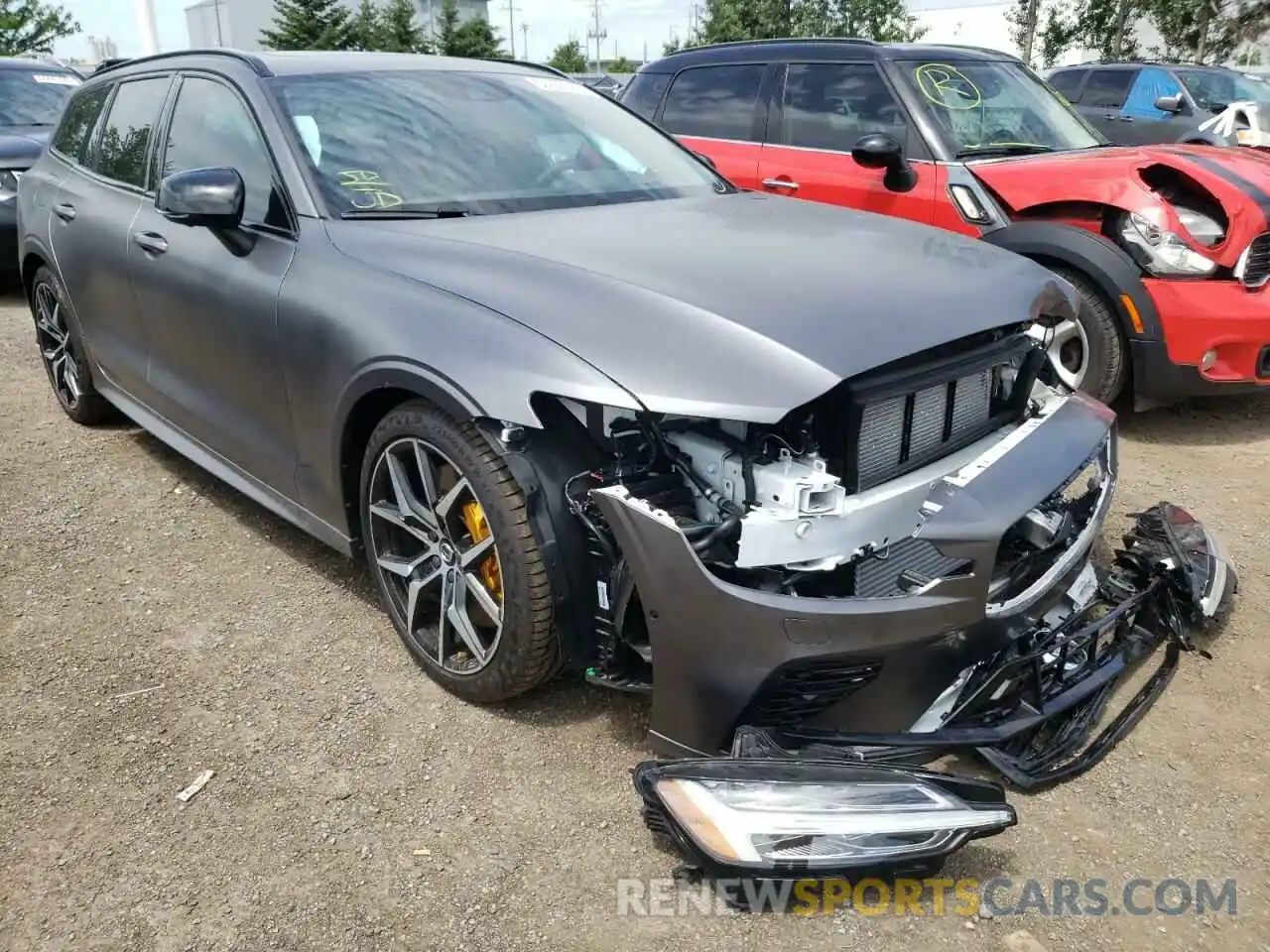 1 Photograph of a damaged car YV1H60EP8N1487080 VOLVO V60 2022