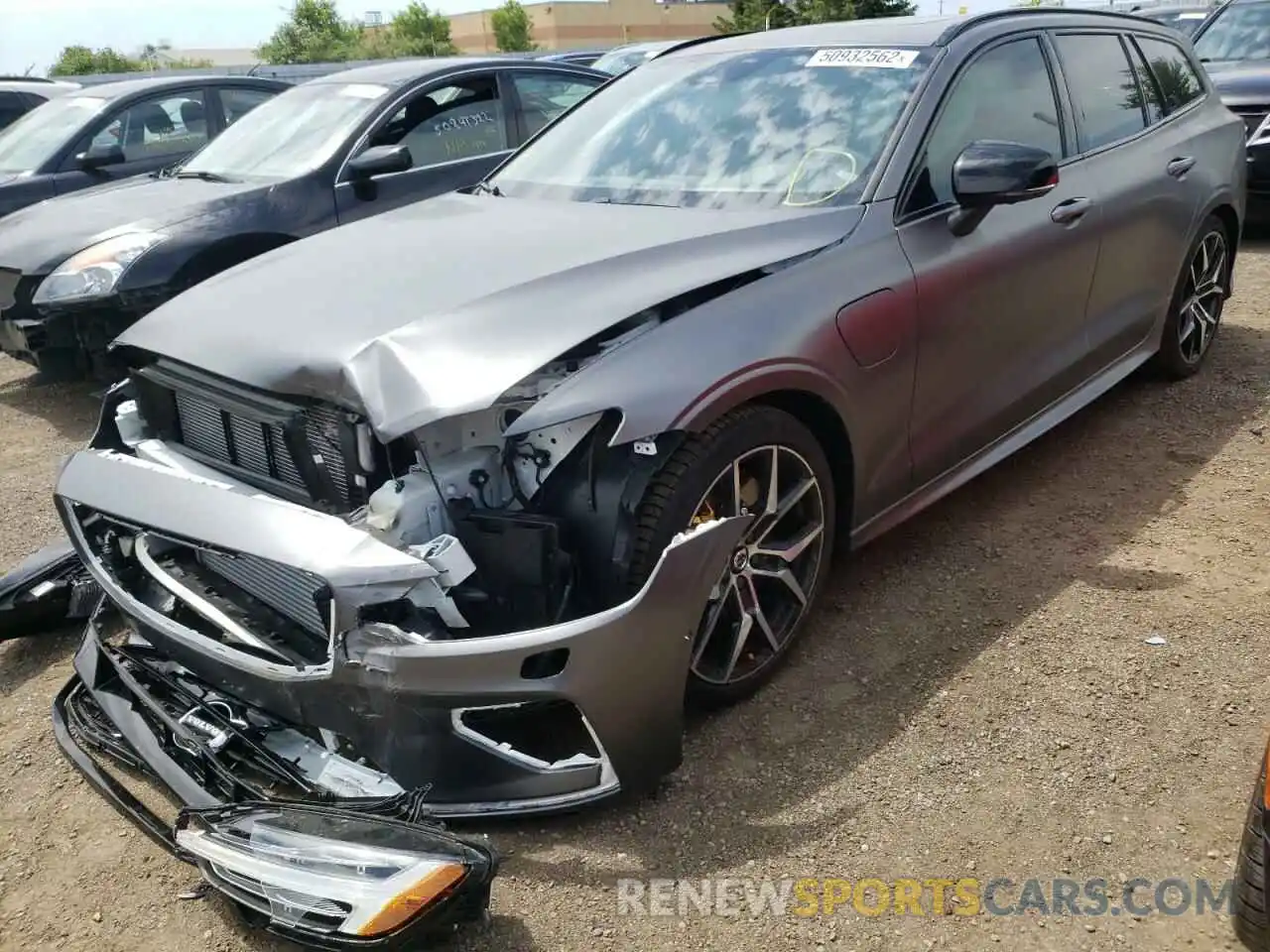 2 Photograph of a damaged car YV1H60EP8N1487080 VOLVO V60 2022