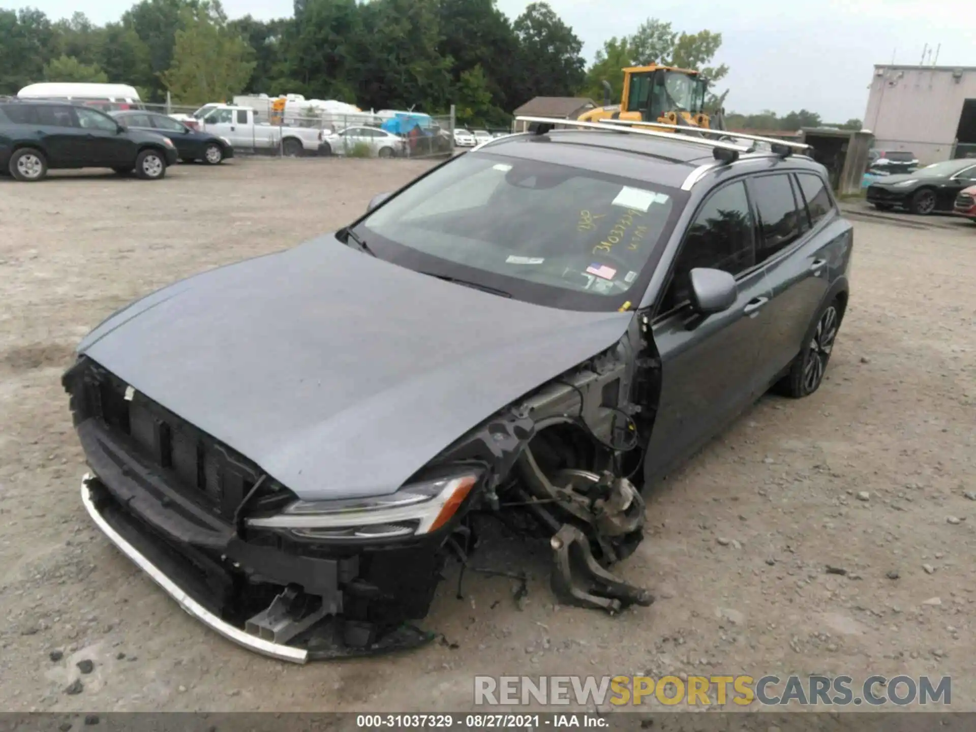 2 Photograph of a damaged car YV4102WK7L1038796 VOLVO V60 CROSS COUNTRY 2020