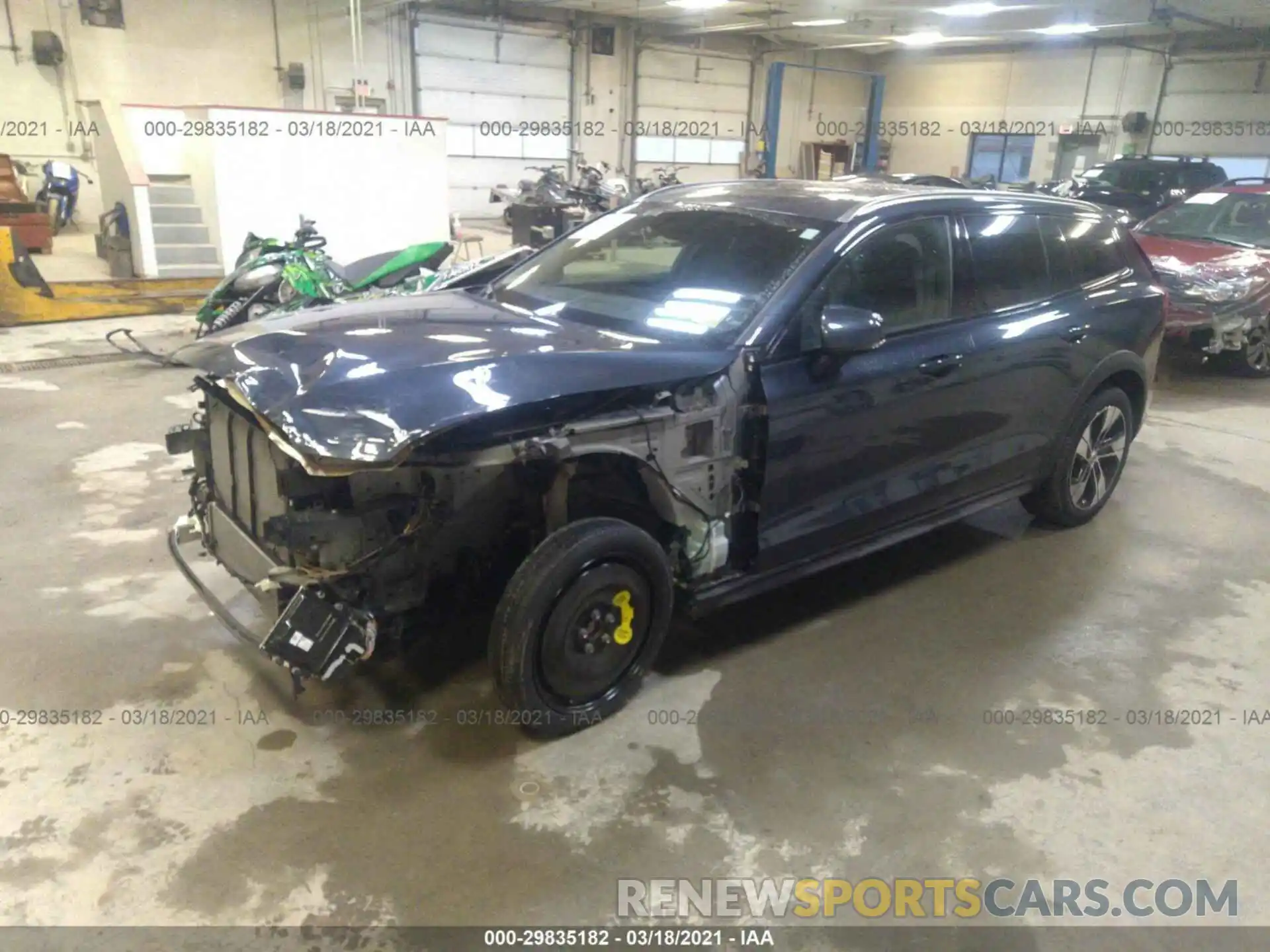 2 Photograph of a damaged car YV4102WK8L1037687 VOLVO V60 CROSS COUNTRY 2020