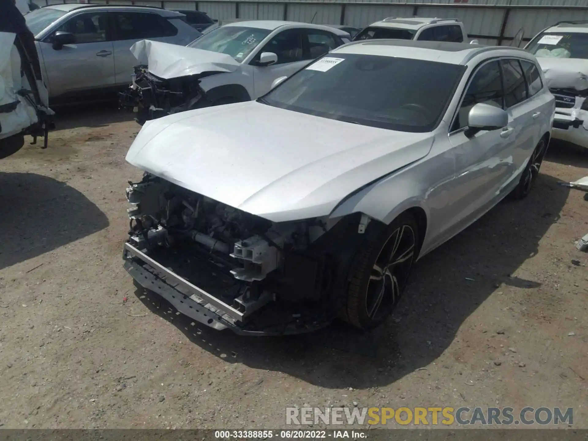 2 Photograph of a damaged car YV1102GM4K1085795 VOLVO V90 2019