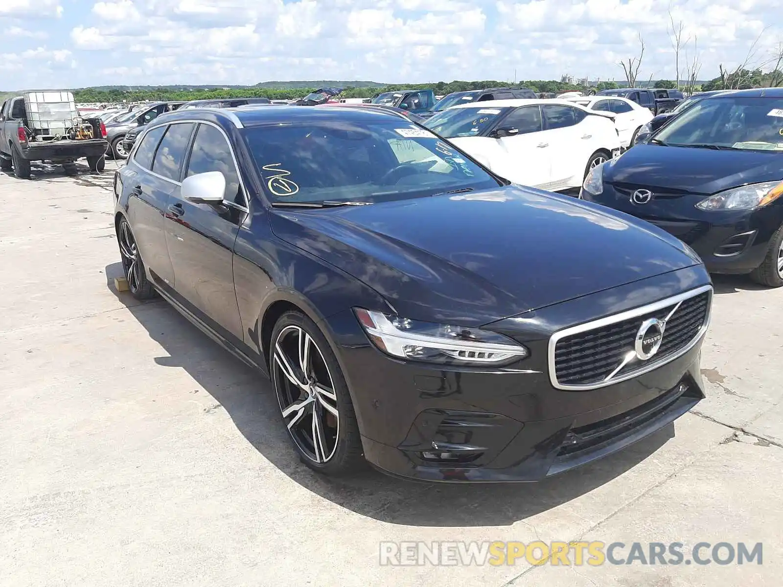 1 Photograph of a damaged car YV1102GM8K1084519 VOLVO V90 2019