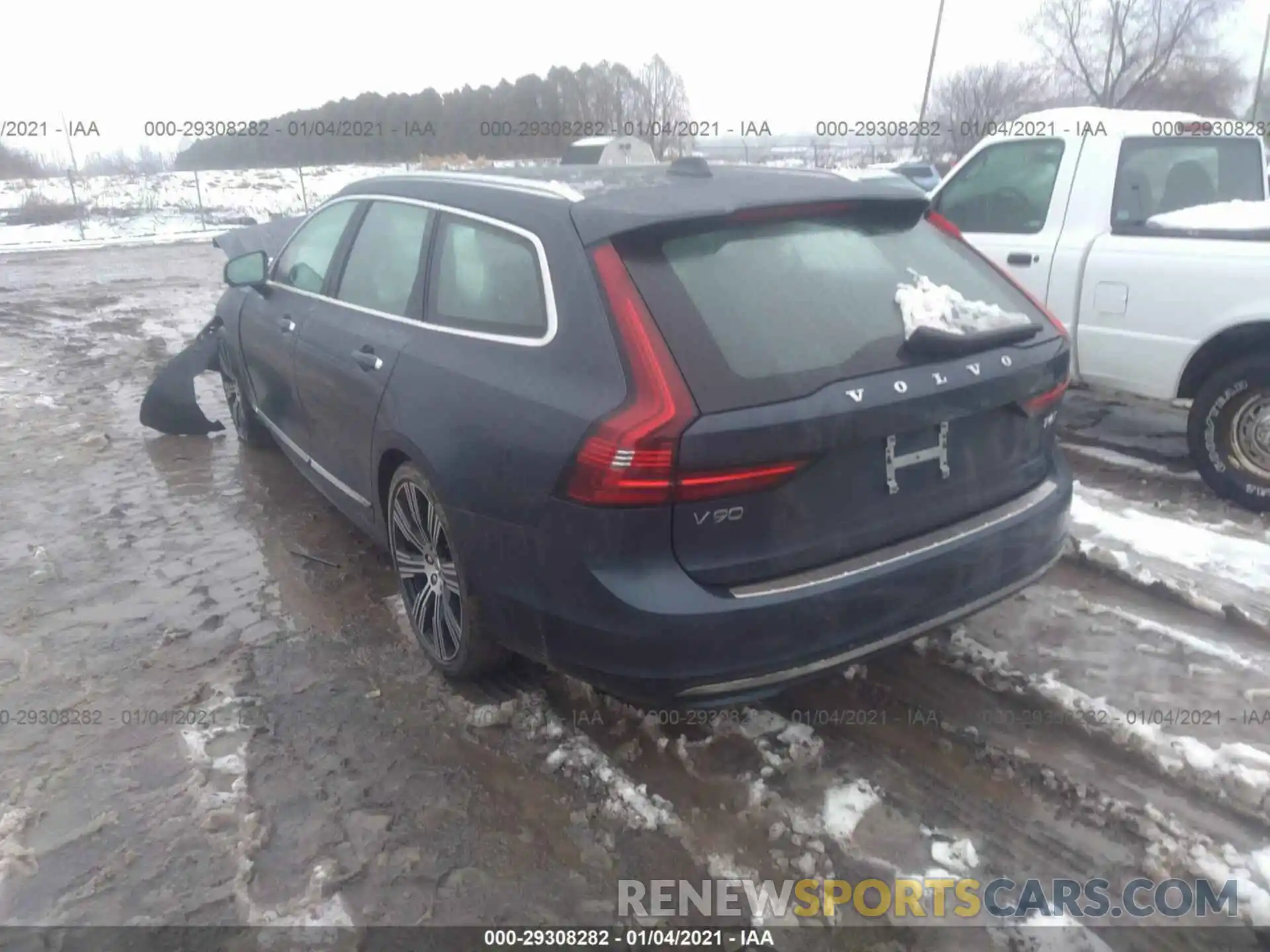 3 Фотография поврежденного автомобиля YV1A22VL1M1162257 VOLVO V90 2021