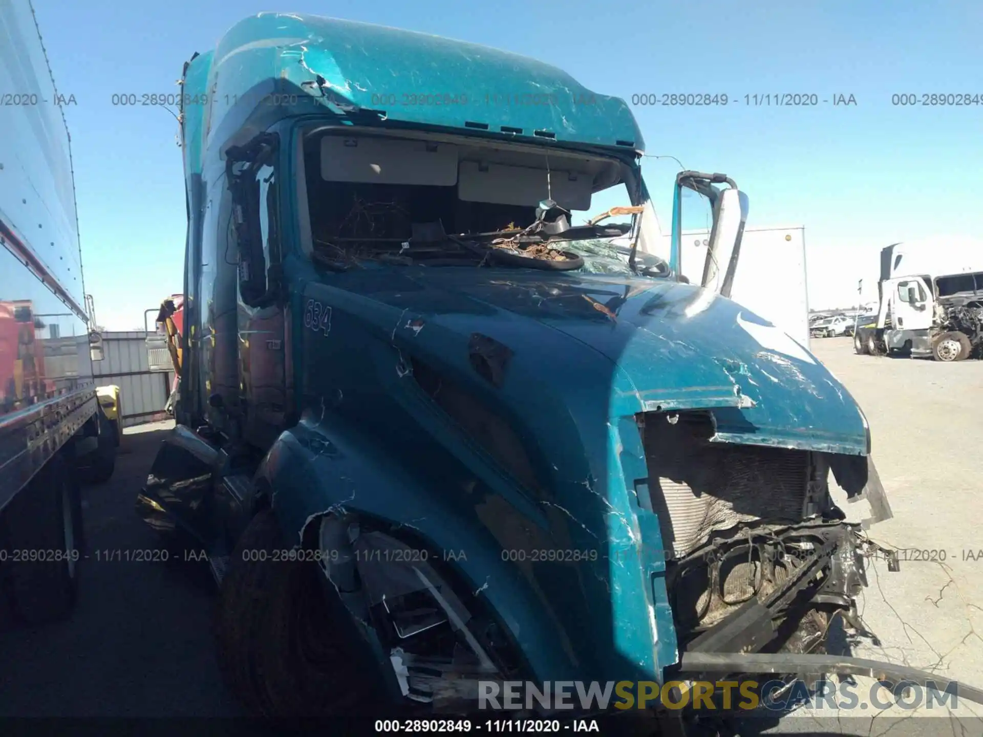 1 Photograph of a damaged car 4V4NC9EH8LN223897 VOLVO VN 2020