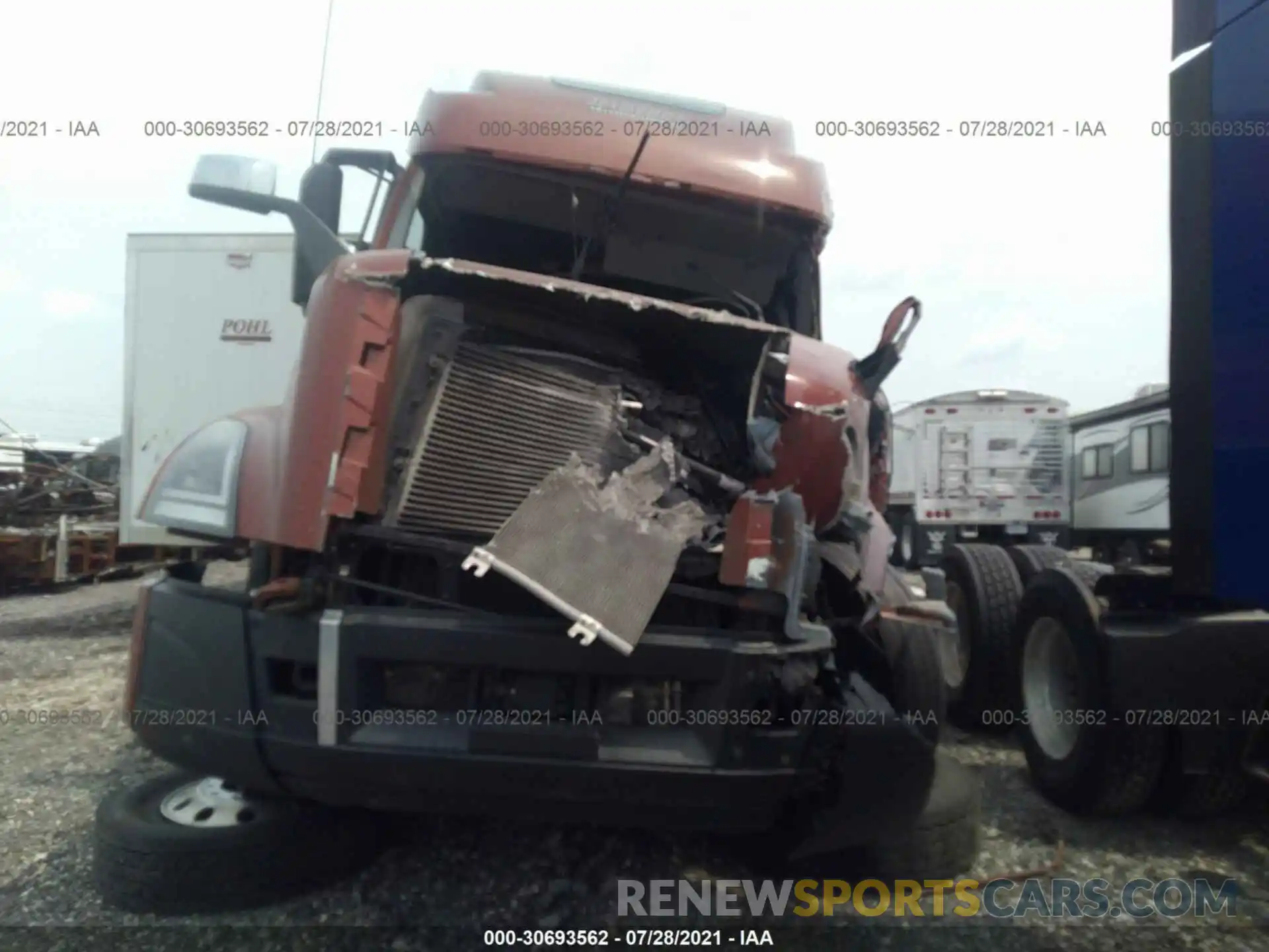 11 Photograph of a damaged car 4V4NC9EG2MN223239 VOLVO VN 2021