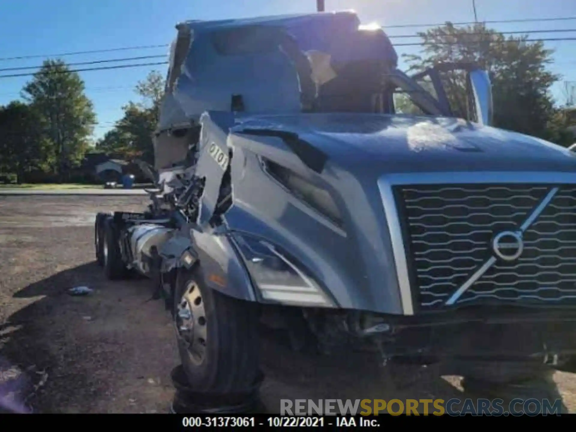 1 Photograph of a damaged car 4V4NC9EH7NN291272 VOLVO VN 2022