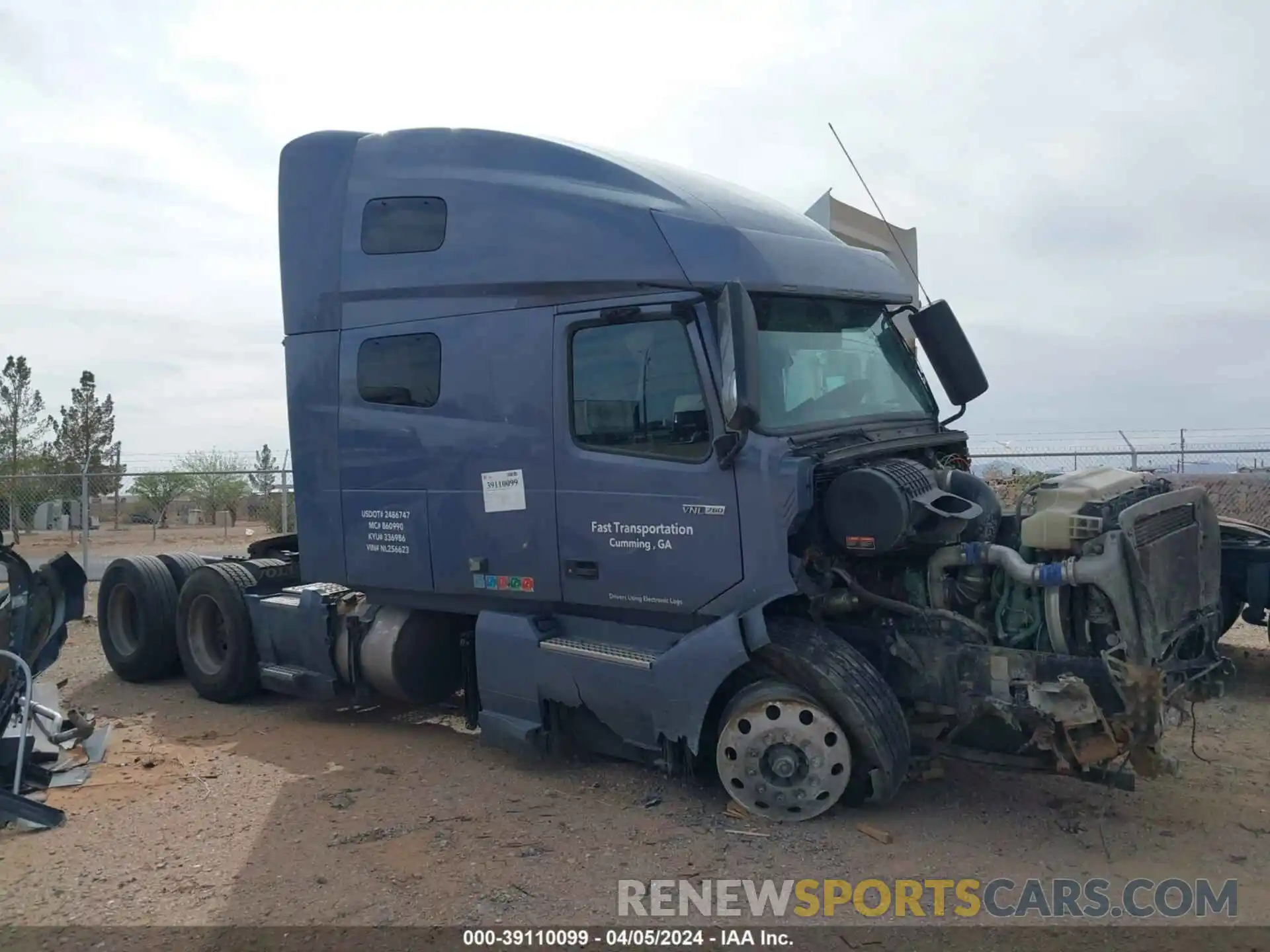 13 Photograph of a damaged car 4V4NC9EH4LN256623 VOLVO VNL 2020