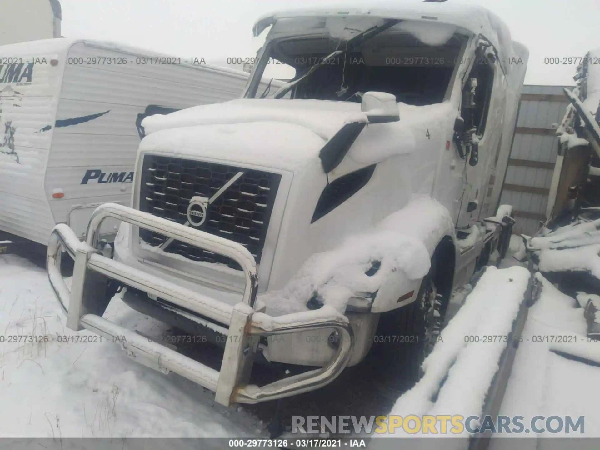 2 Photograph of a damaged car 4V4WC9EH9MN270278 VOLVO VNR 2021