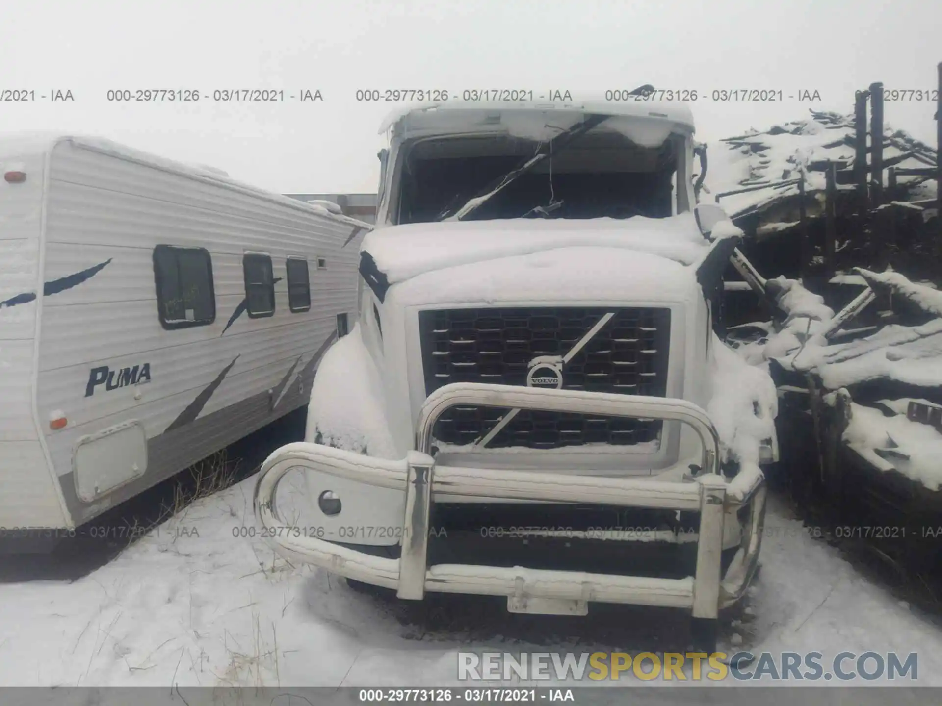 7 Photograph of a damaged car 4V4WC9EH9MN270278 VOLVO VNR 2021