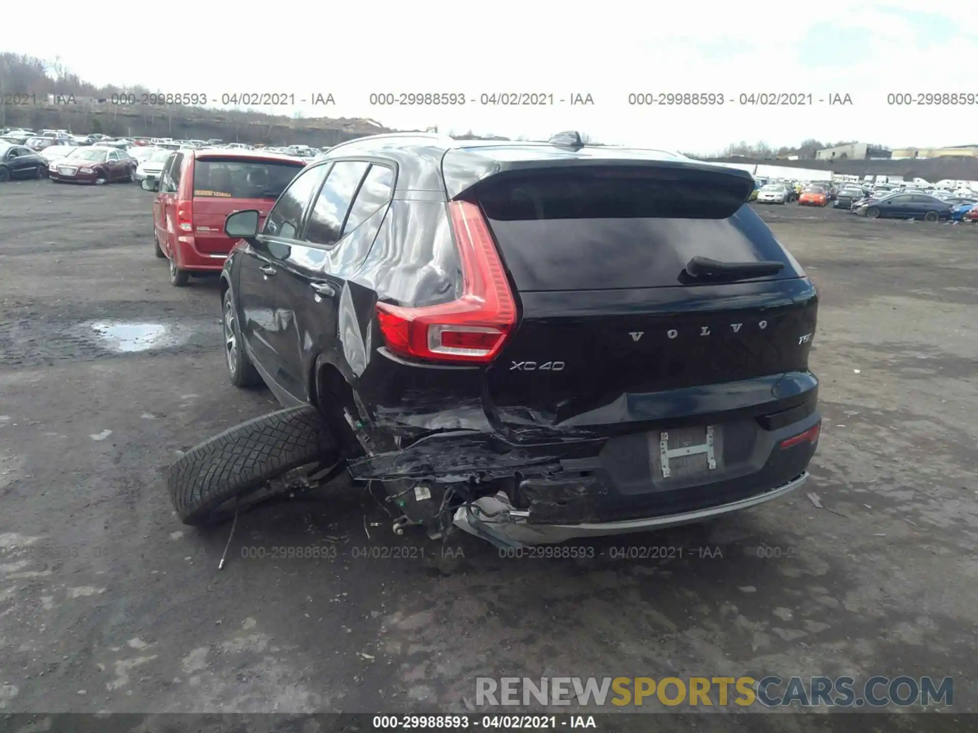 6 Photograph of a damaged car YV4162UK1K2123238 VOLVO XC40 2019