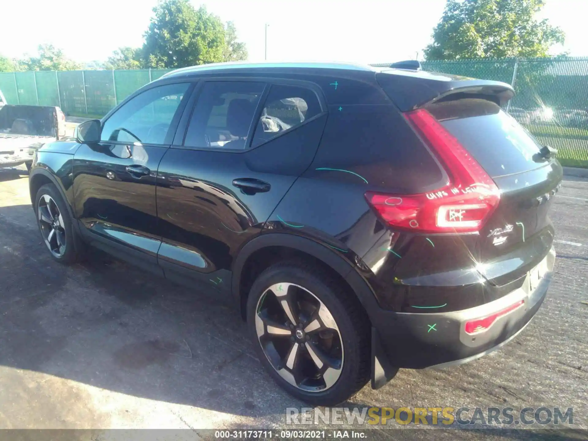 3 Photograph of a damaged car YV4162UK5K2056482 VOLVO XC40 2019