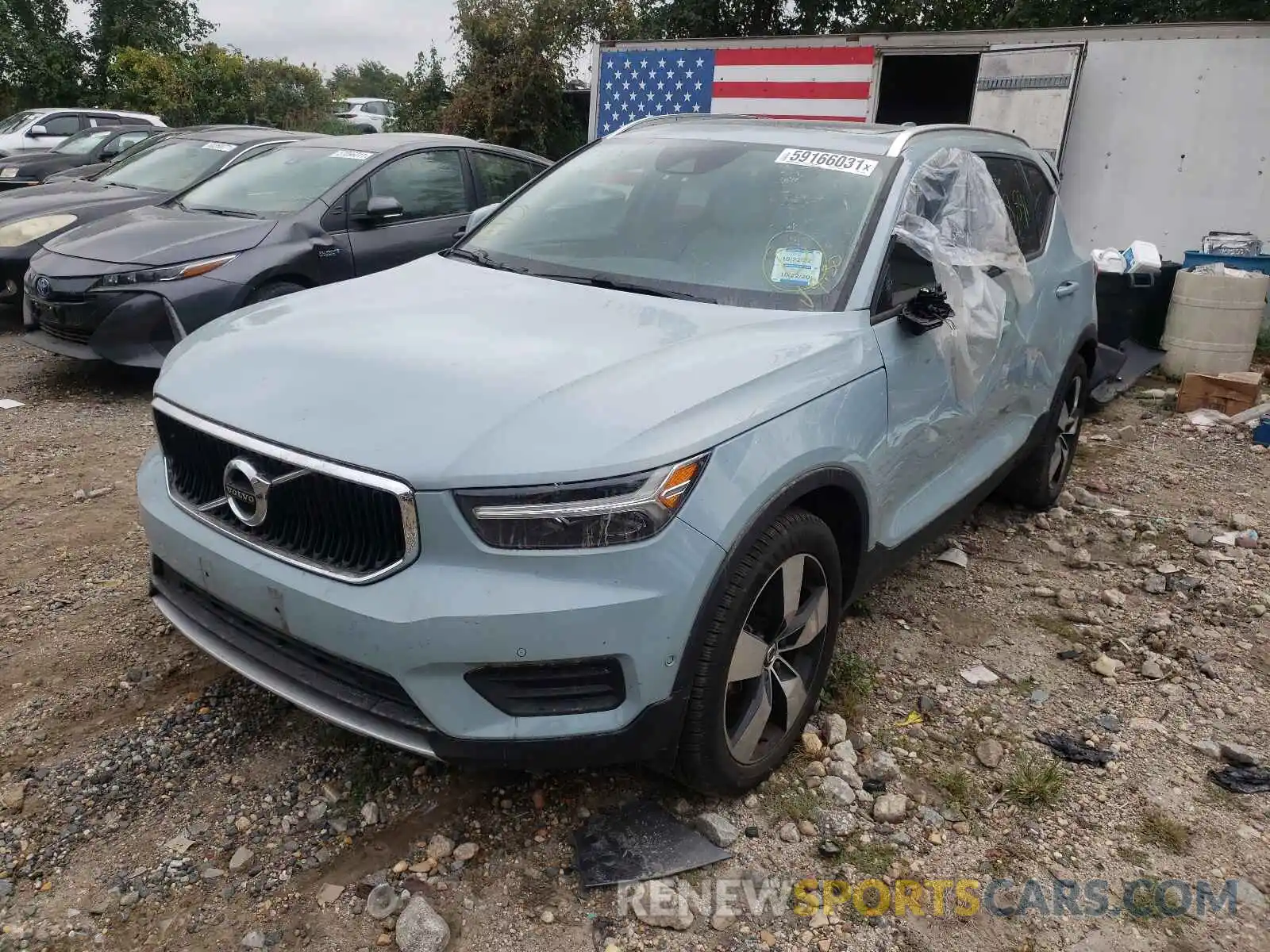 2 Фотография поврежденного автомобиля YV4162UK8K2063233 VOLVO XC40 2019