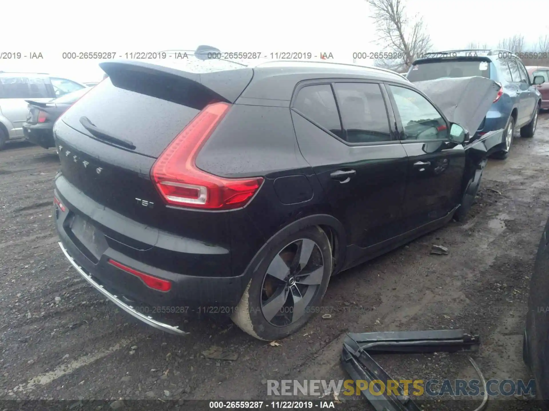 4 Фотография поврежденного автомобиля YV4162UK8K2082235 VOLVO XC40 2019