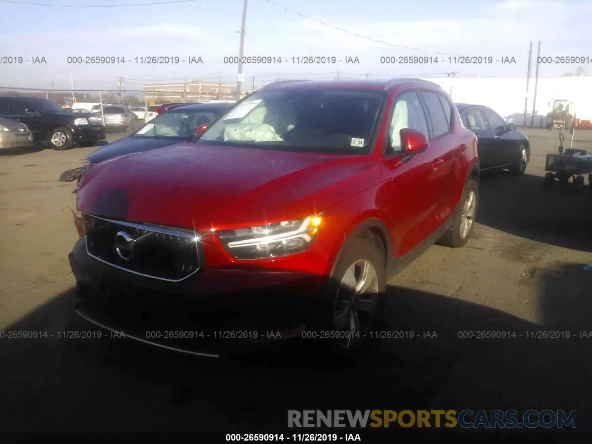 2 Photograph of a damaged car YV4162UK9K2118904 VOLVO XC40 2019