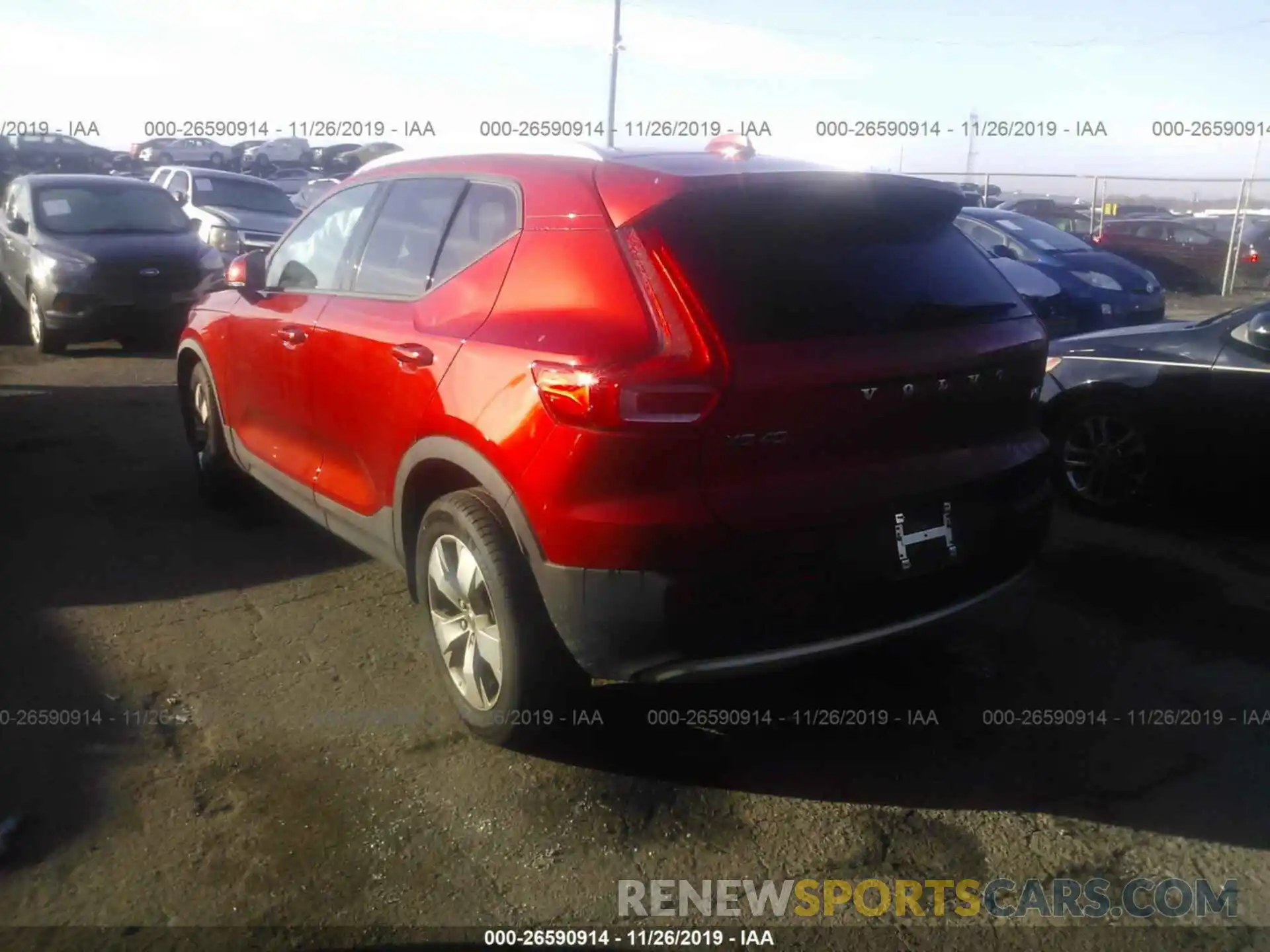 3 Photograph of a damaged car YV4162UK9K2118904 VOLVO XC40 2019