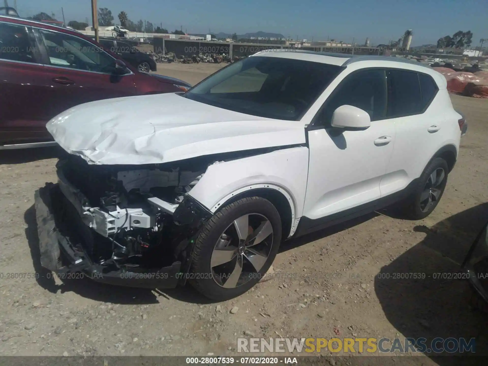 2 Photograph of a damaged car YV4162UKXK2111539 VOLVO XC40 2019