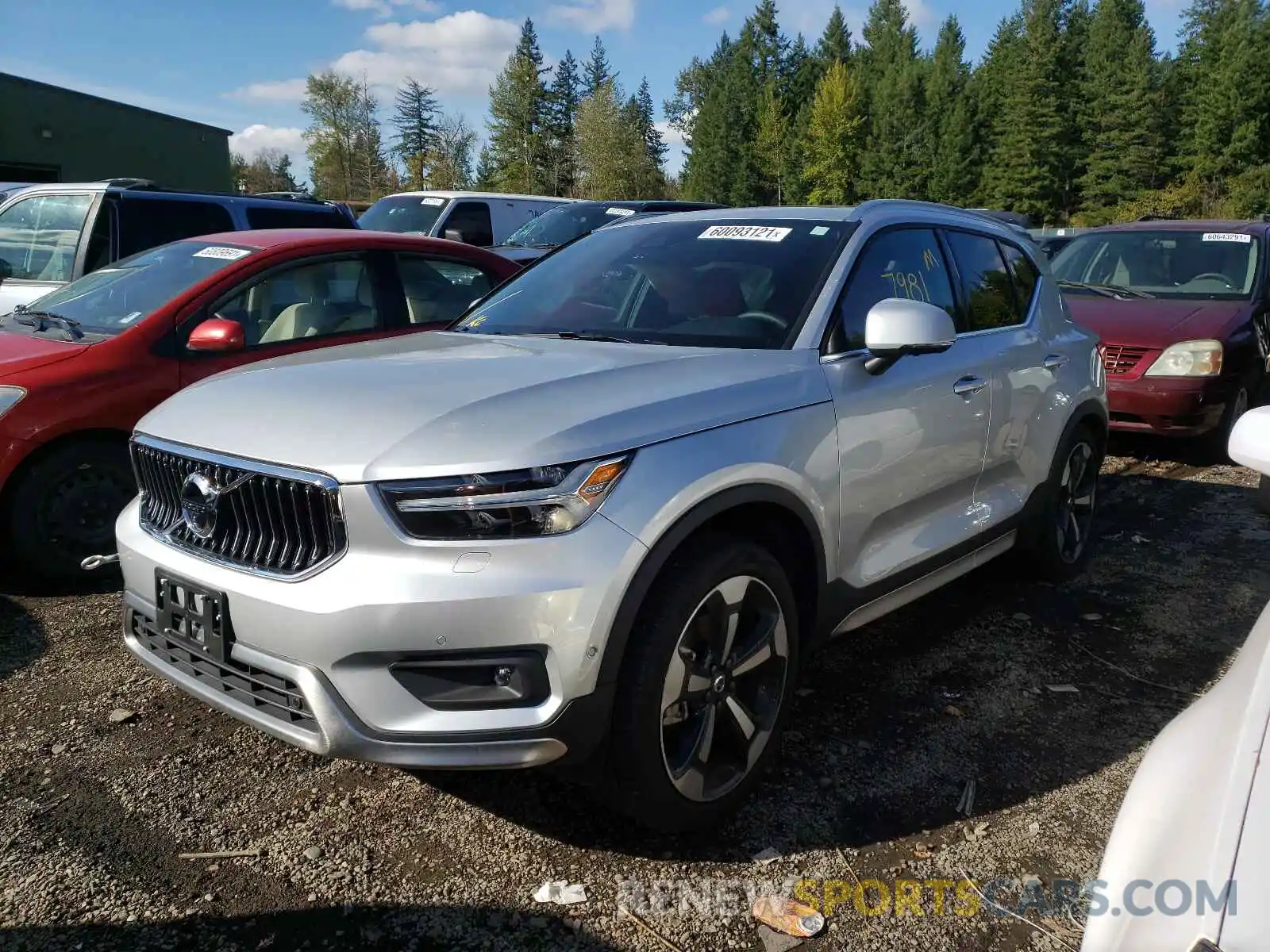 2 Фотография поврежденного автомобиля YV4162UL7K2105366 VOLVO XC40 2019